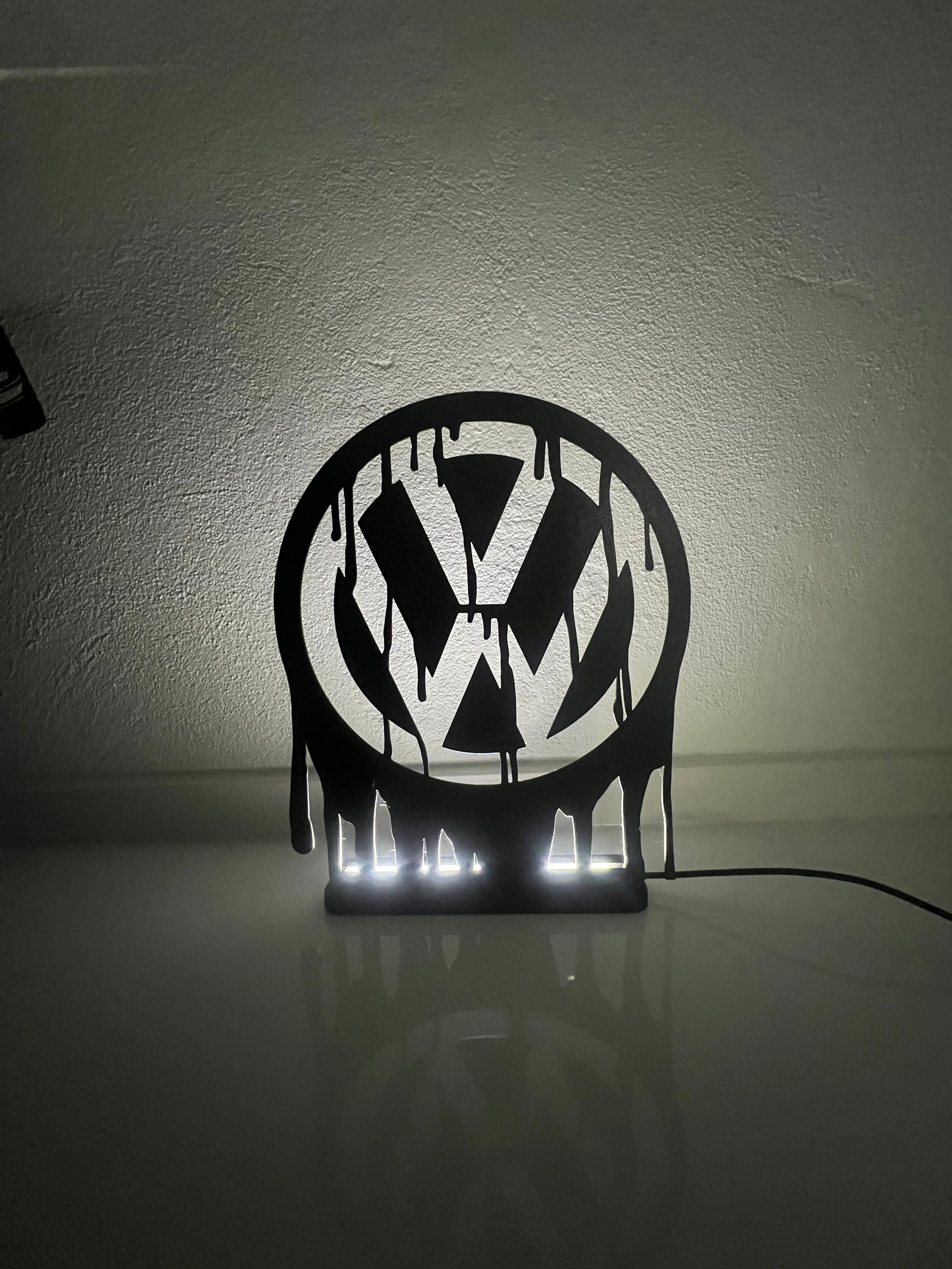 Lampada da esposizione con LED logo Volkswagen