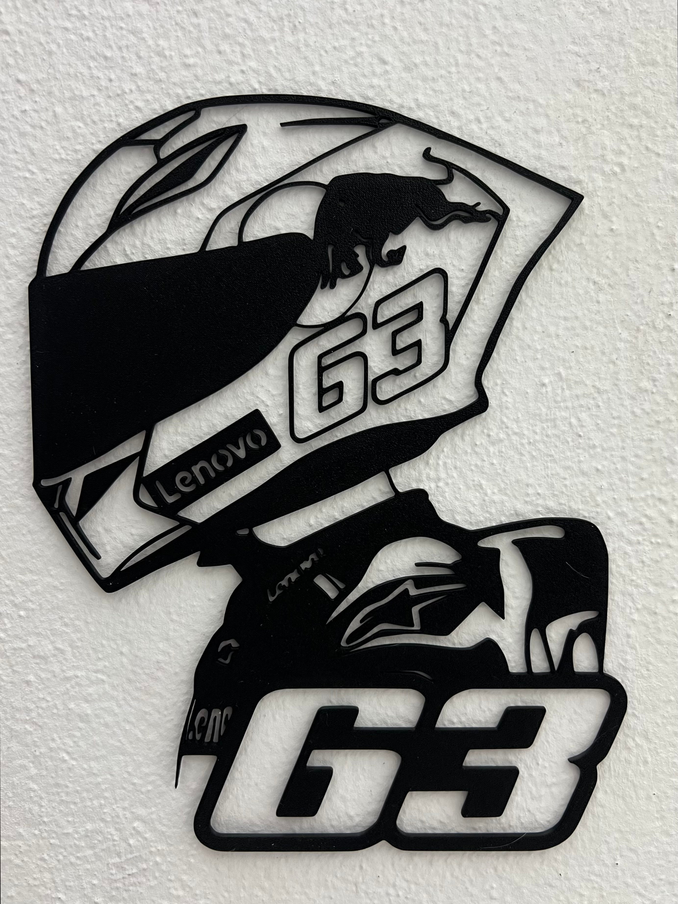 Silhouette Pecco Bagnaia