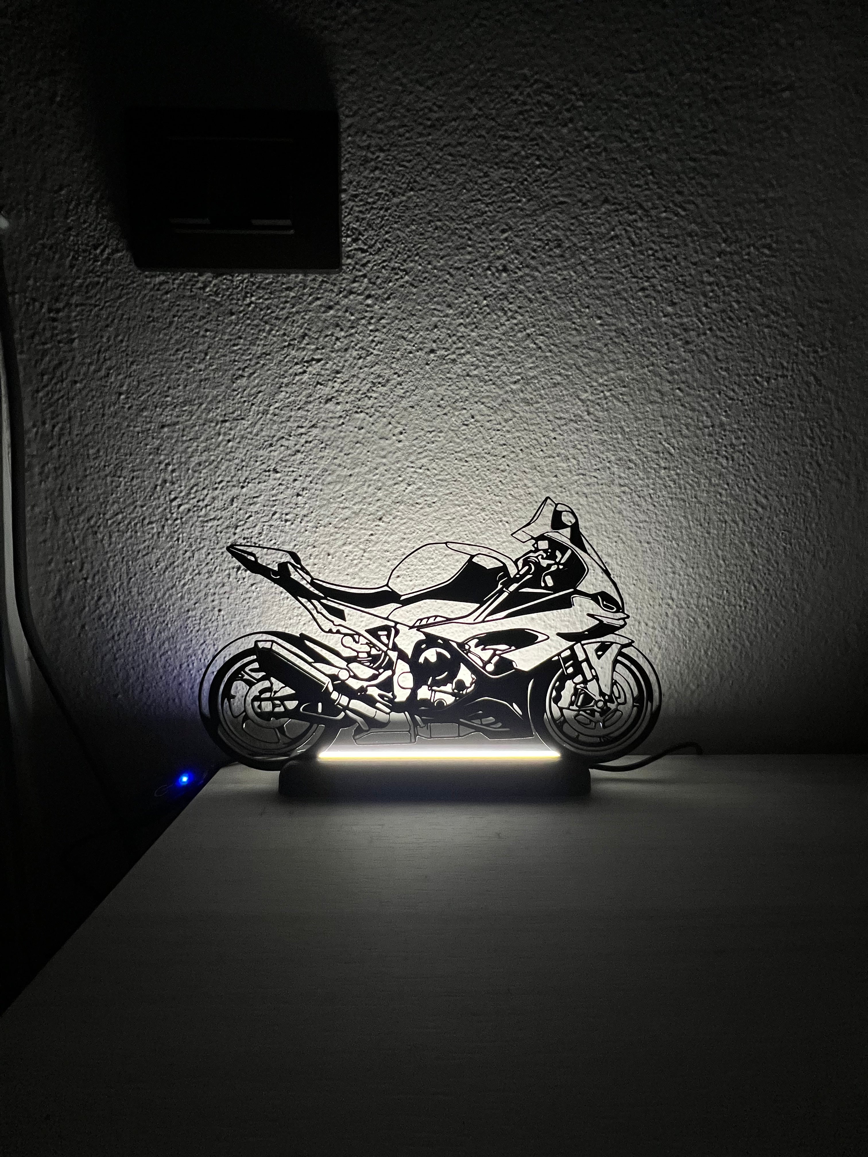 Lampada da esposizione con LED BMW S1000RR