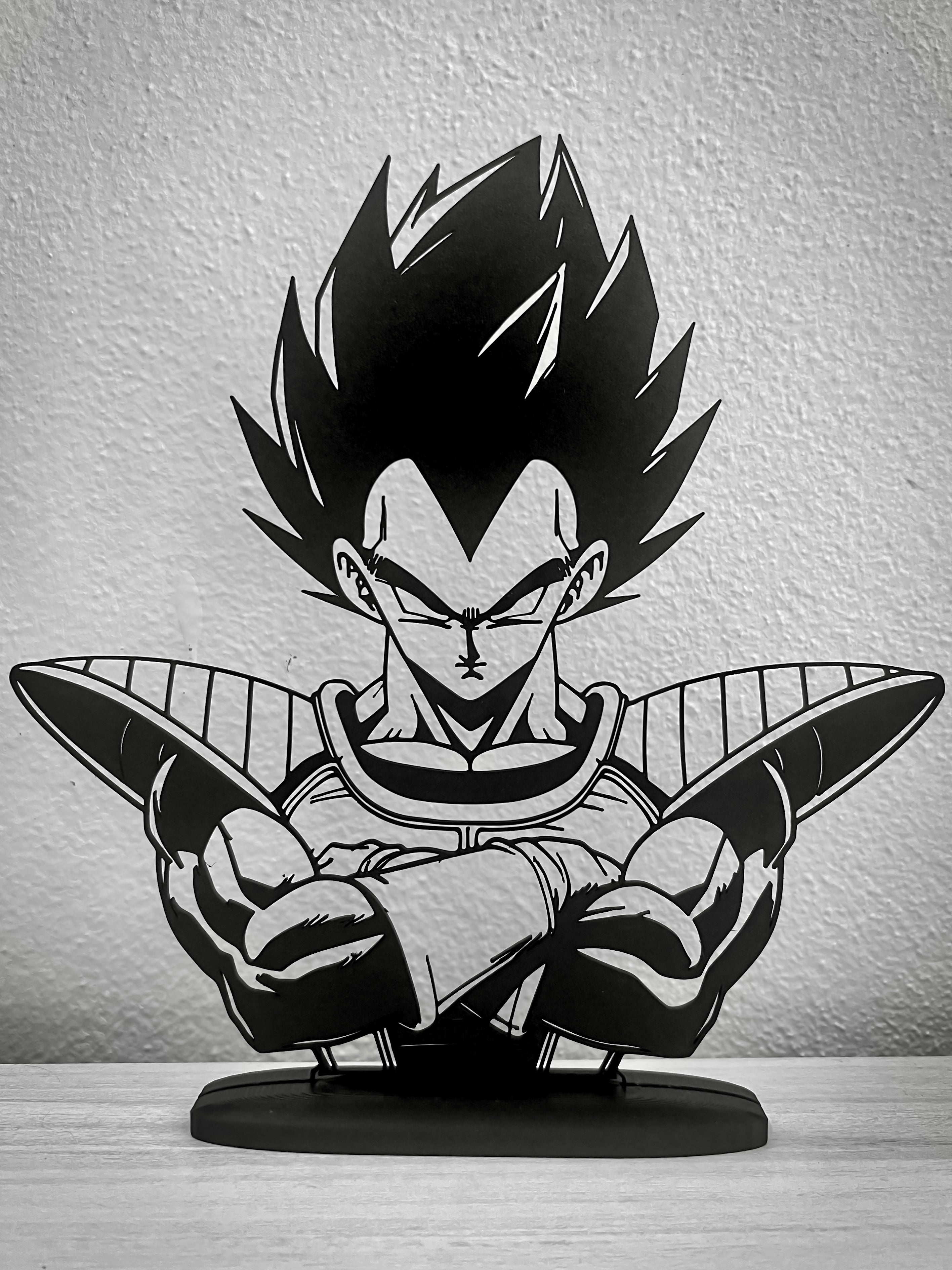 Silhouette da esposizione Vegeta - DragonBall