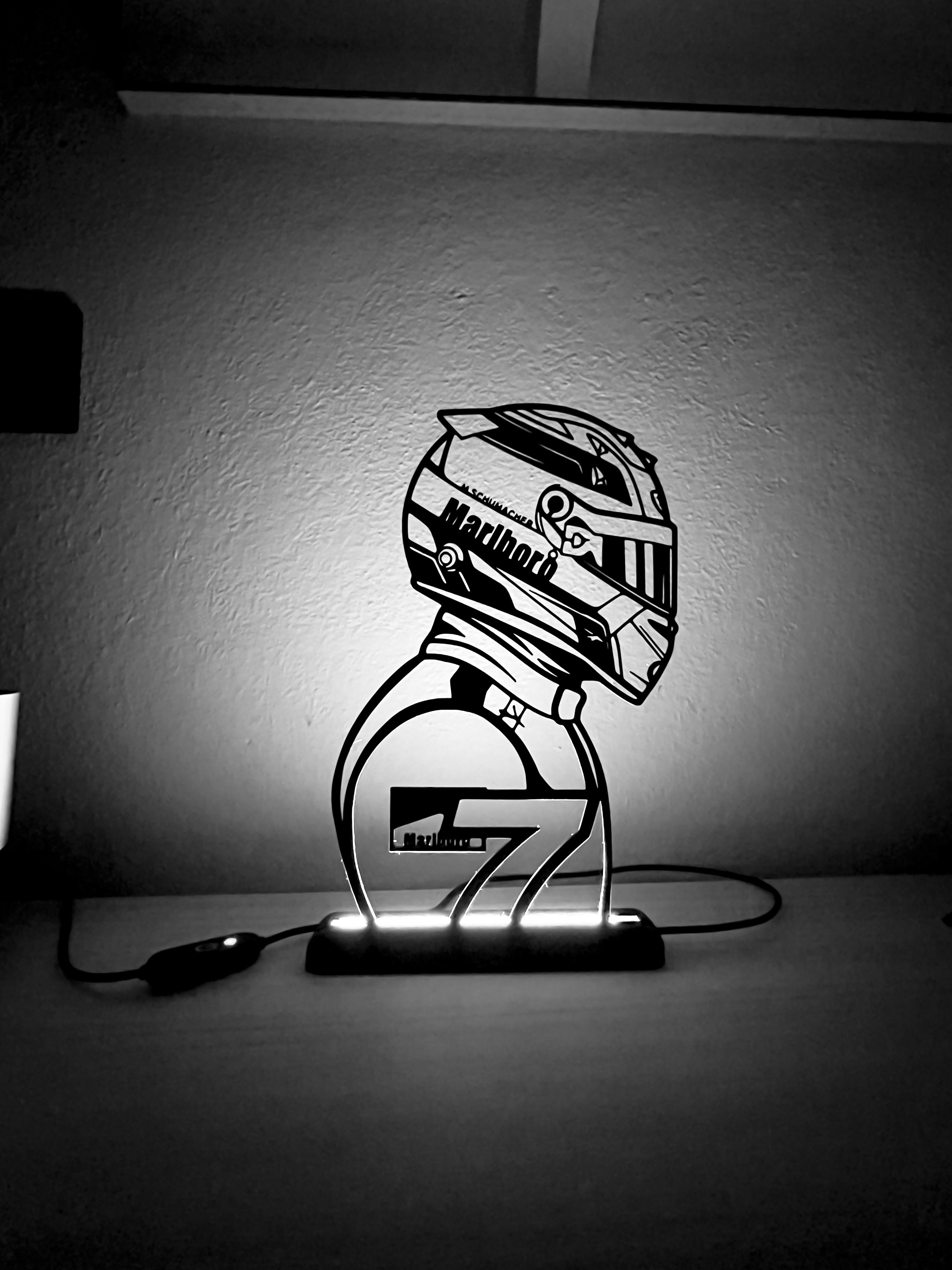 Lampada da esposizione con LED Michael Schumacher- FORMULA 1