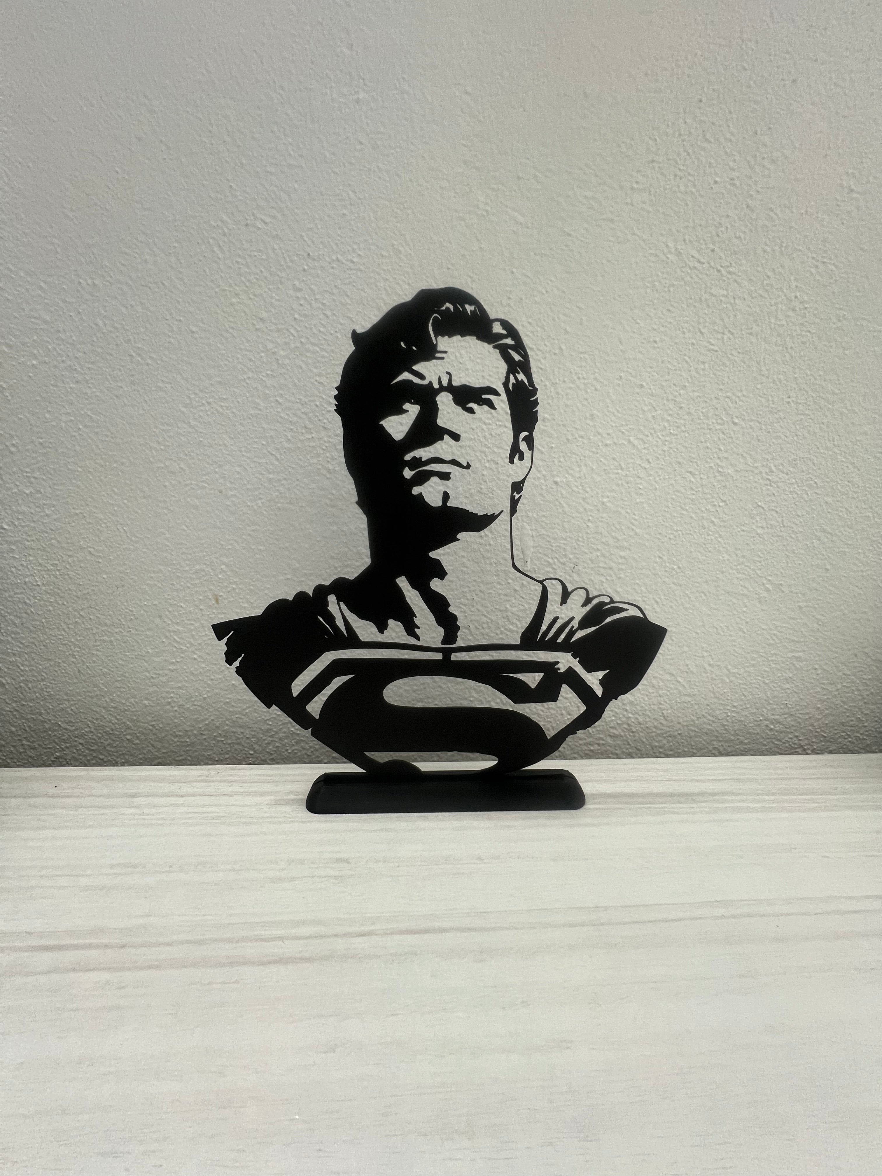 Silhouette da esposizione Superman - DC comics