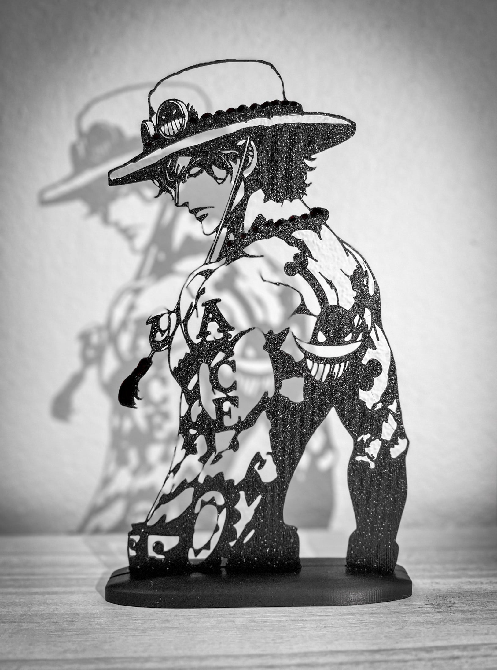 Silhouette da esposizione Ace - OnePiece