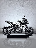 Lampada LED con silhouette 3D della Yamaha MT-09 2017-2020 – 3DOutline
