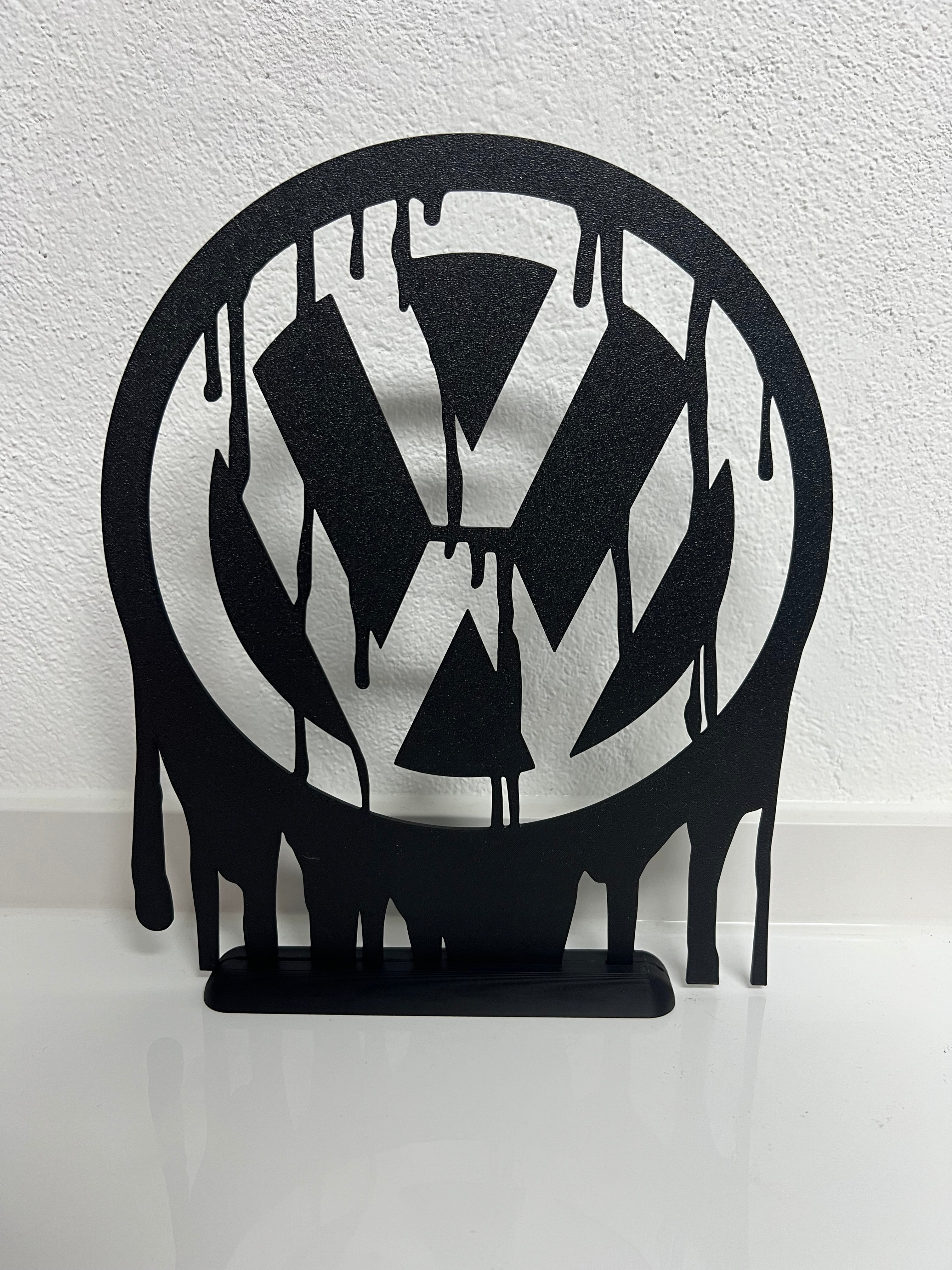 Silhouette da esposizione logo Volkswagen