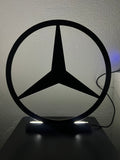Lampada da esposizione con LED logo Mercedes