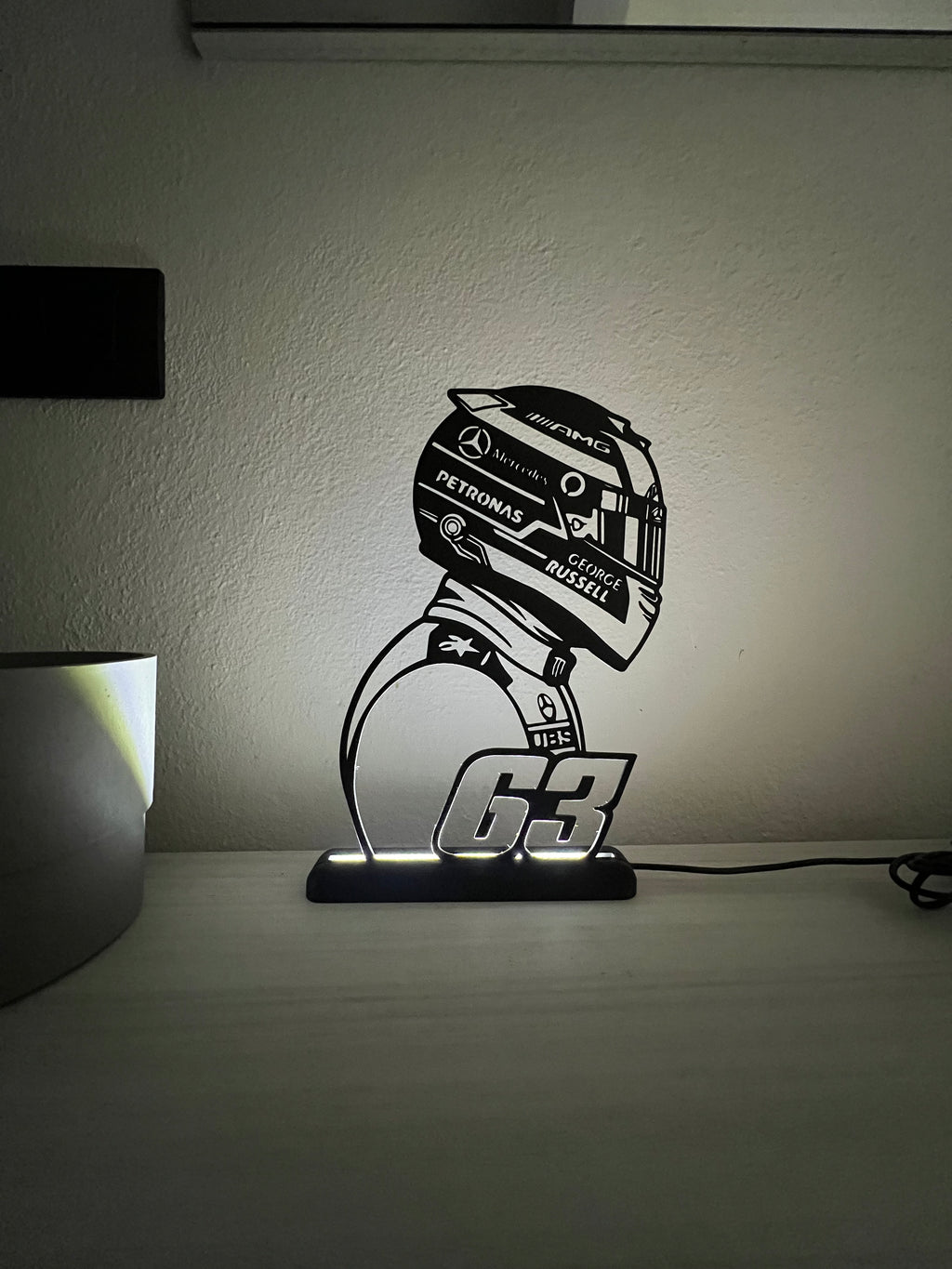 Lampe d'affichage LED George Russell - FORMULE 1