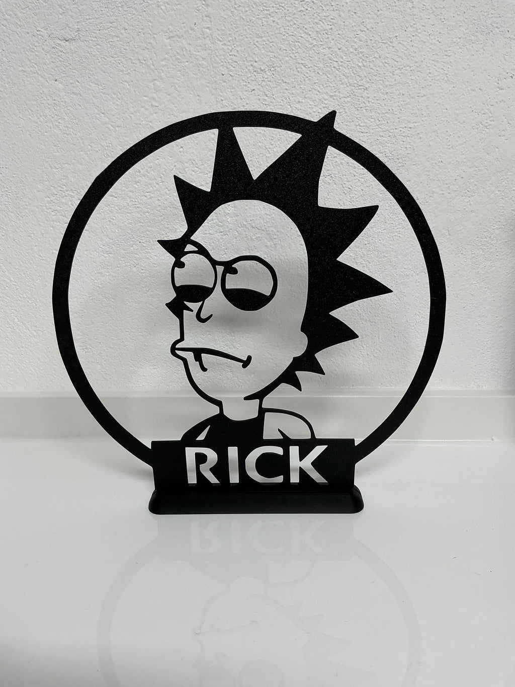Silhouette da esposizione Rick - Rick&Morty