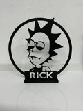 Silhouette da esposizione Rick - Rick&Morty