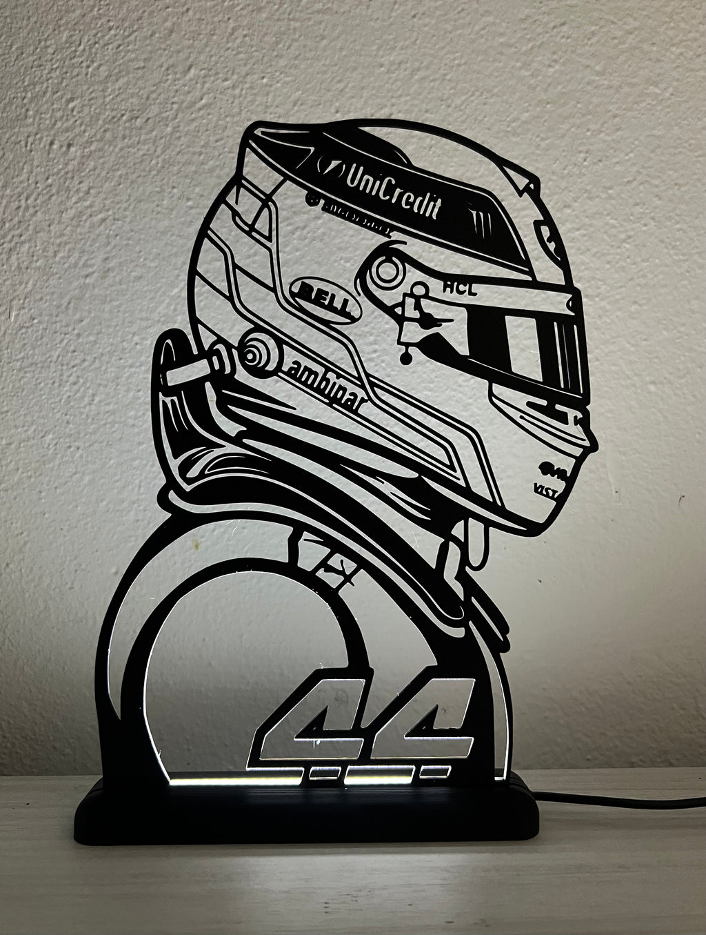 Lampada da esposizione con LED Louis Hamilton- FORMULA 1