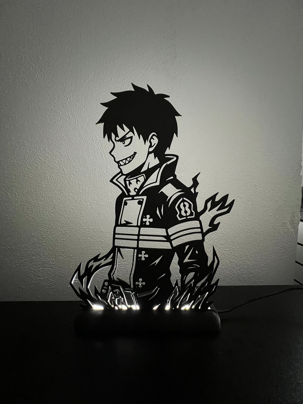 Lampada da esposizione con LED Shinra - Fire Force