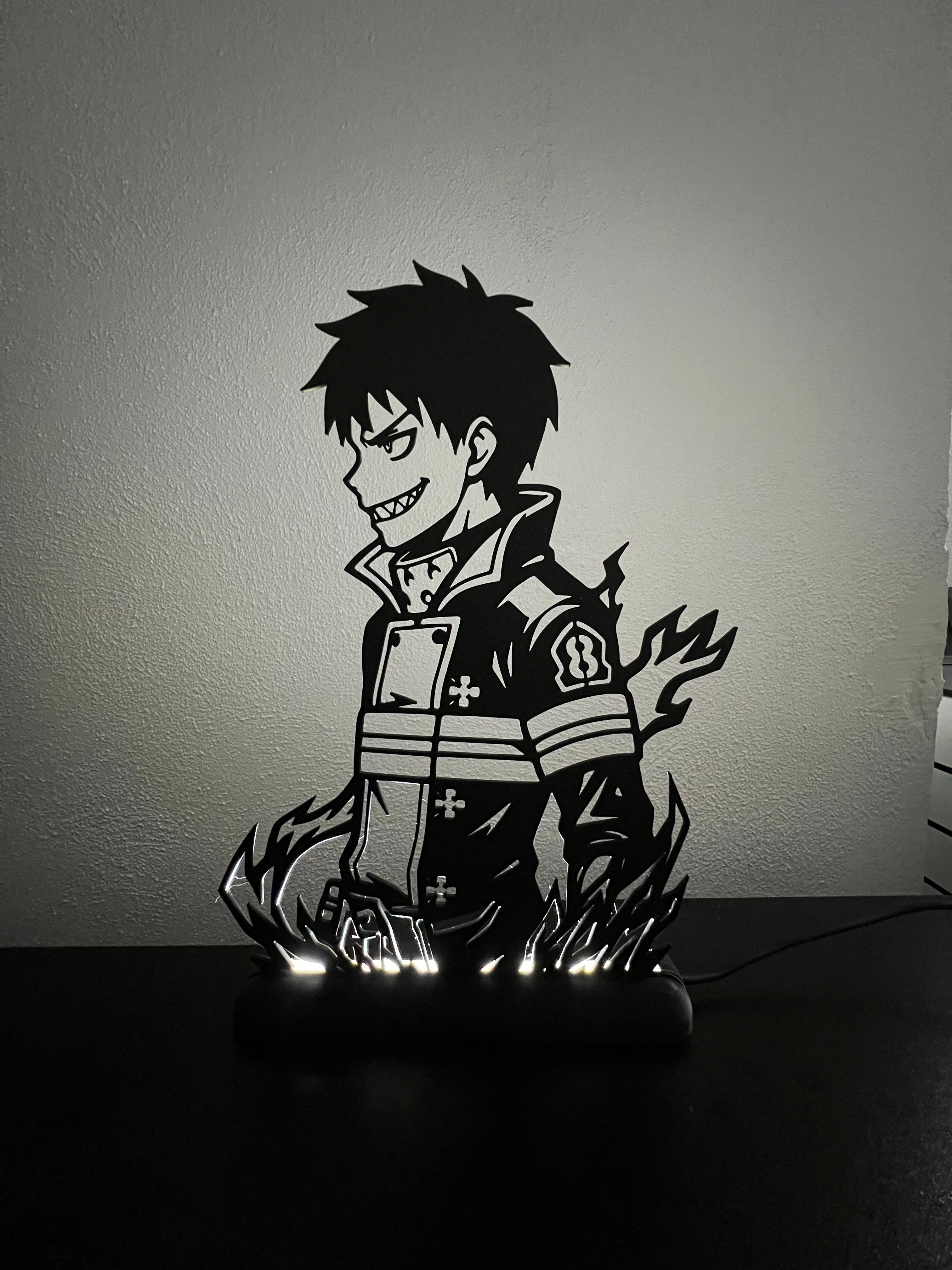 Lampada da esposizione con LED Shinra - Fire Force