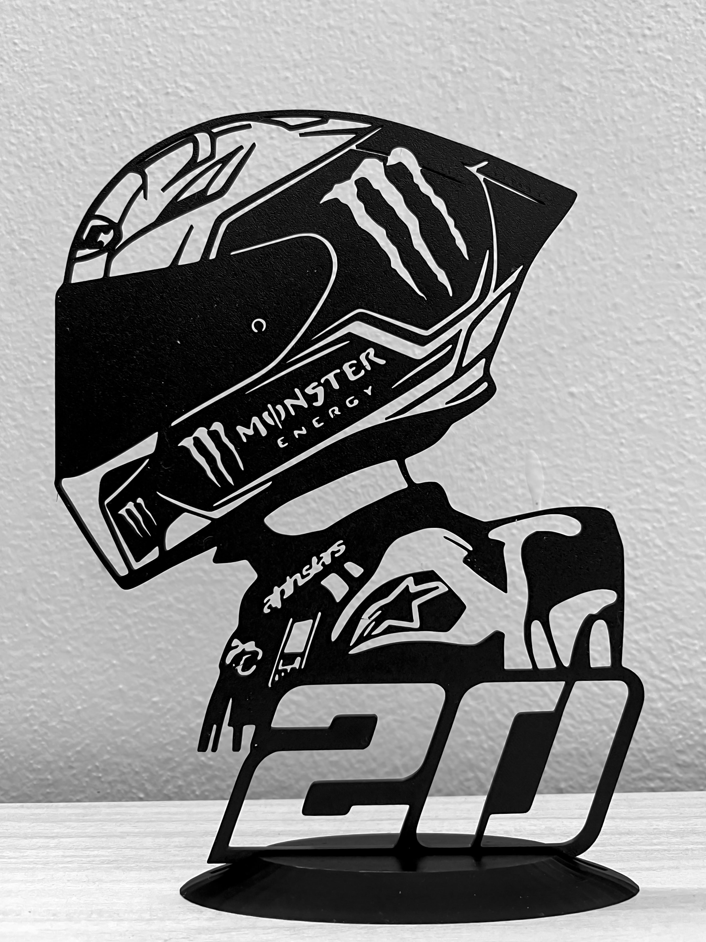 Silhouette da esposizione Fabio Quartararo - MOTOGP