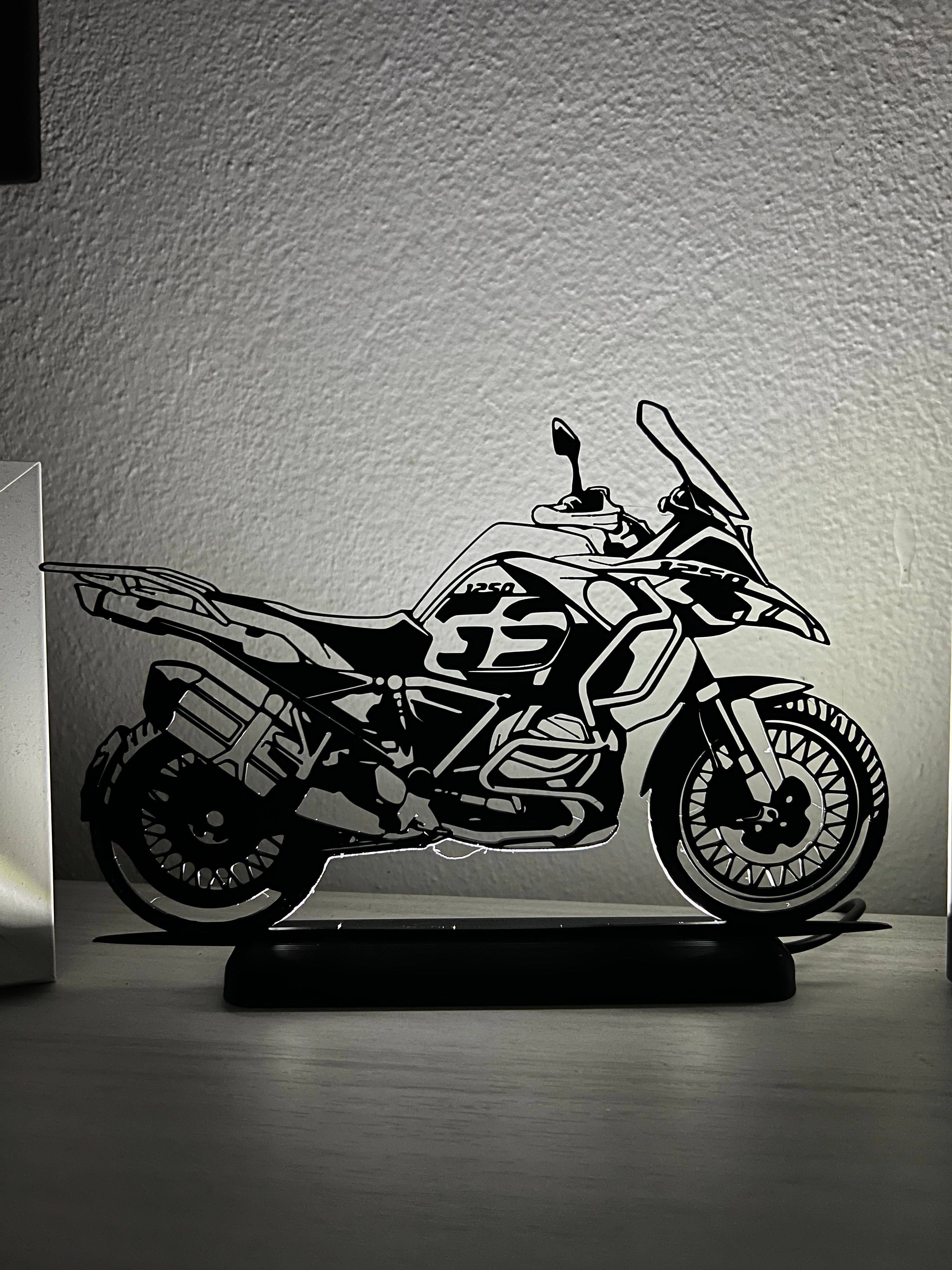 Lampada da esposizione con LED BMW GS 1250