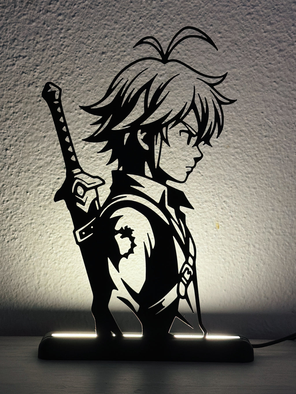 Lampada da esposizione con LED Meliodas - Seven Deadly Sins