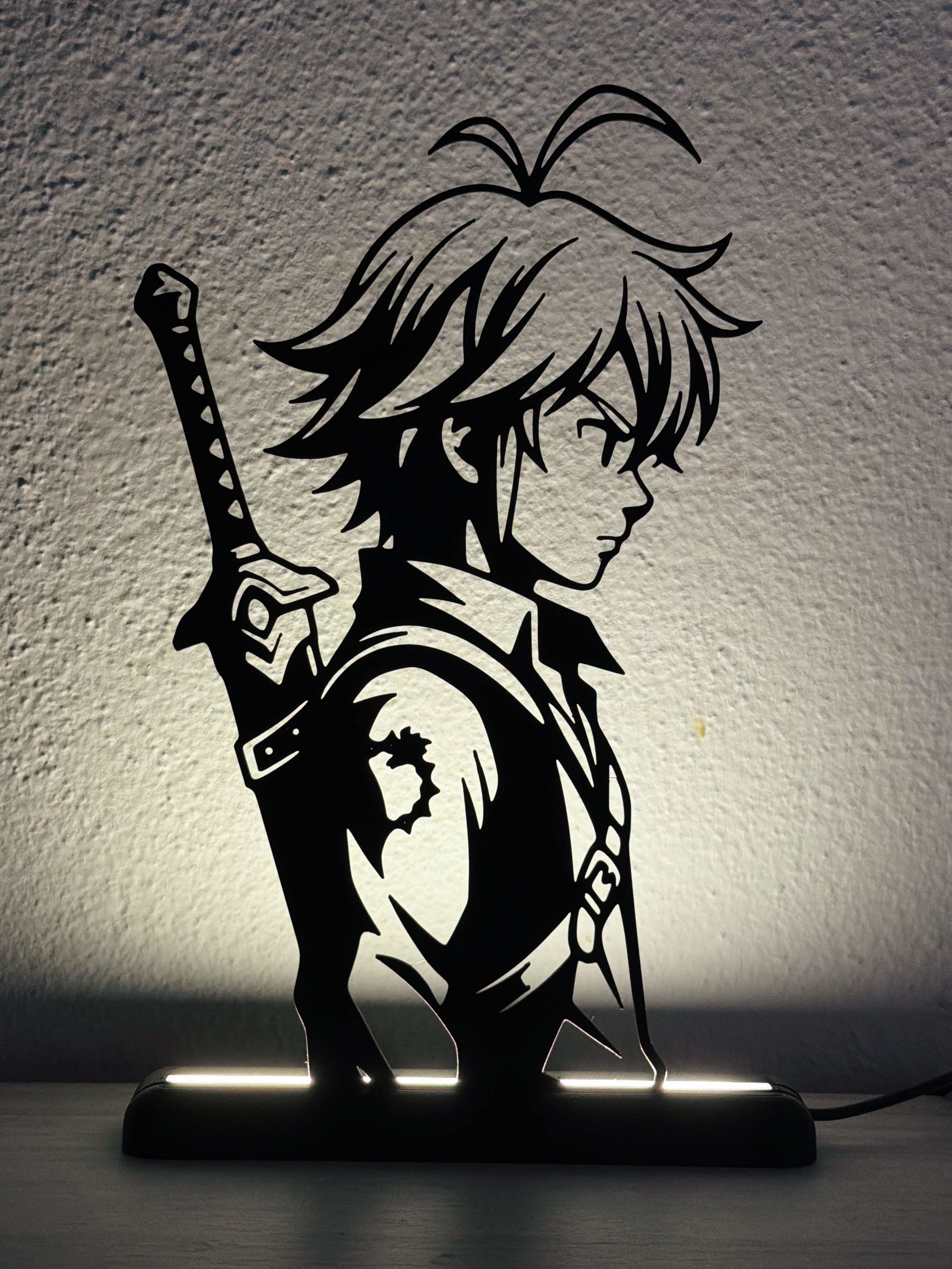Lampada da esposizione con LED Meliodas - Seven Deadly Sins
