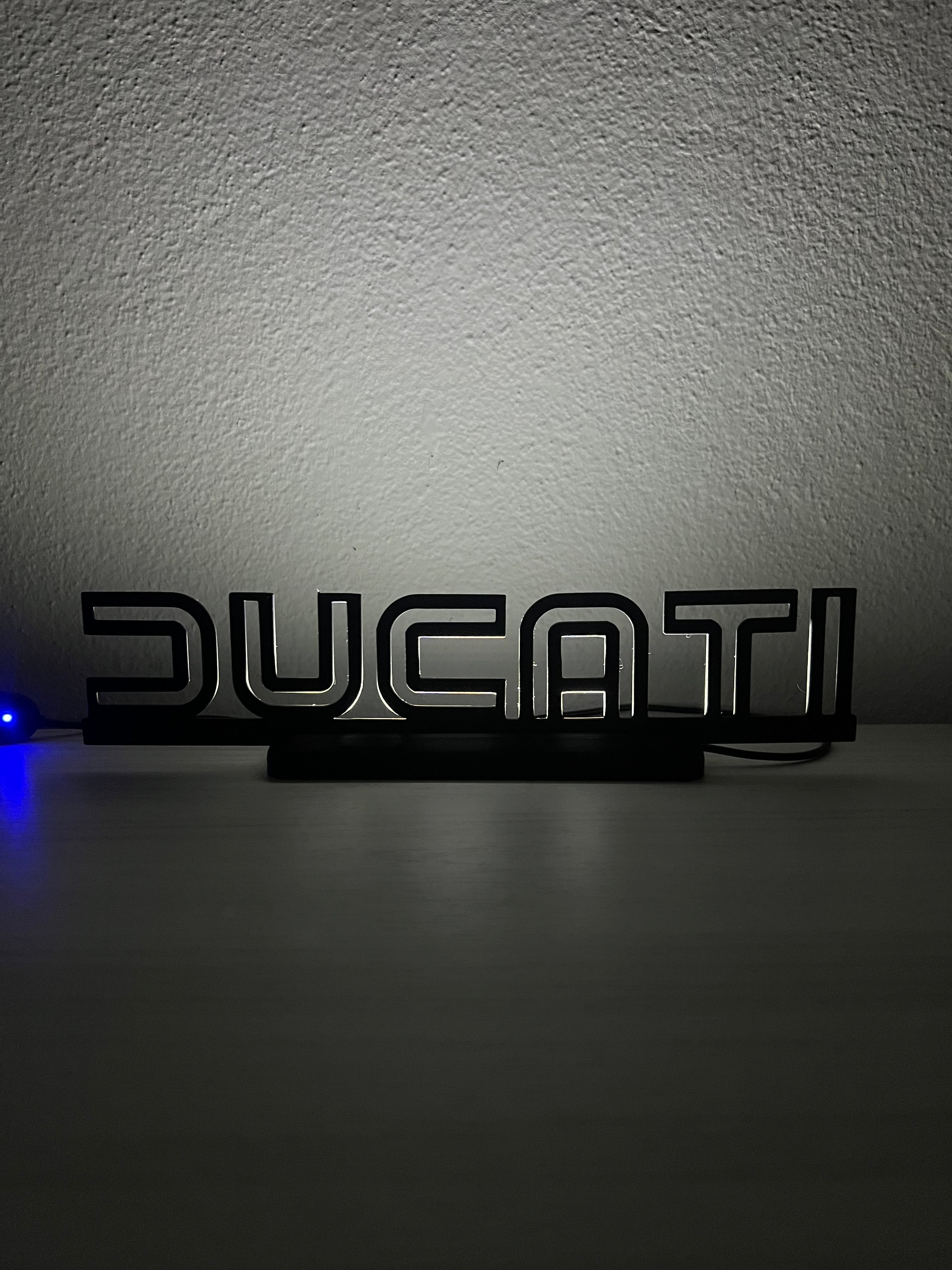 Lampada da esposizione con LED logo Ducati - MOTOGP