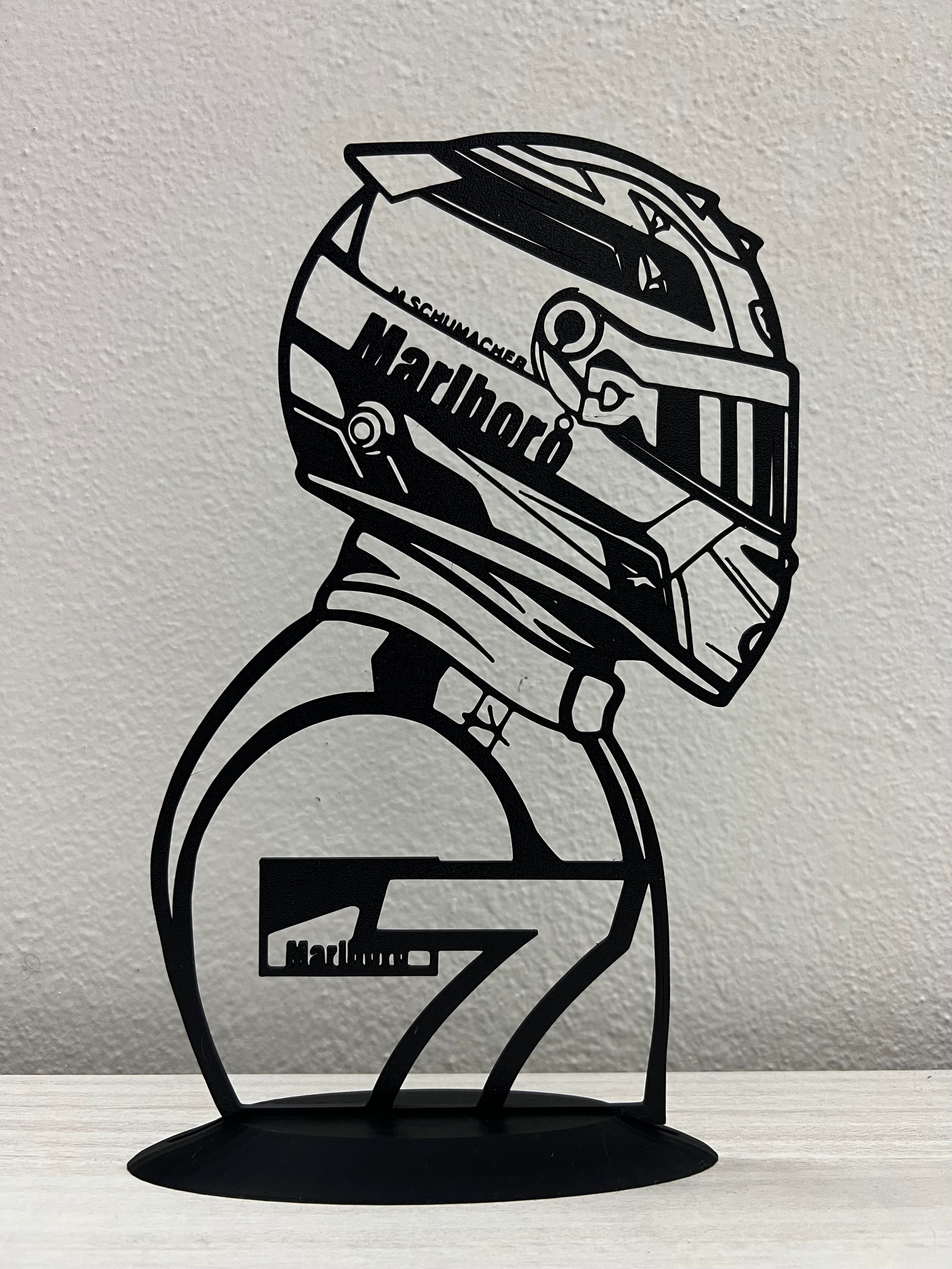 Silhouette da esposizione Michael Schumacher - FORMULA 1