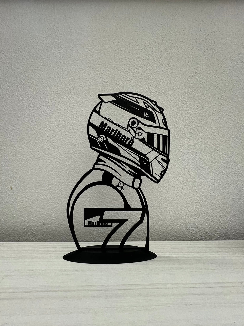 Silhouette de Michael Schumacher - FORMULE 1