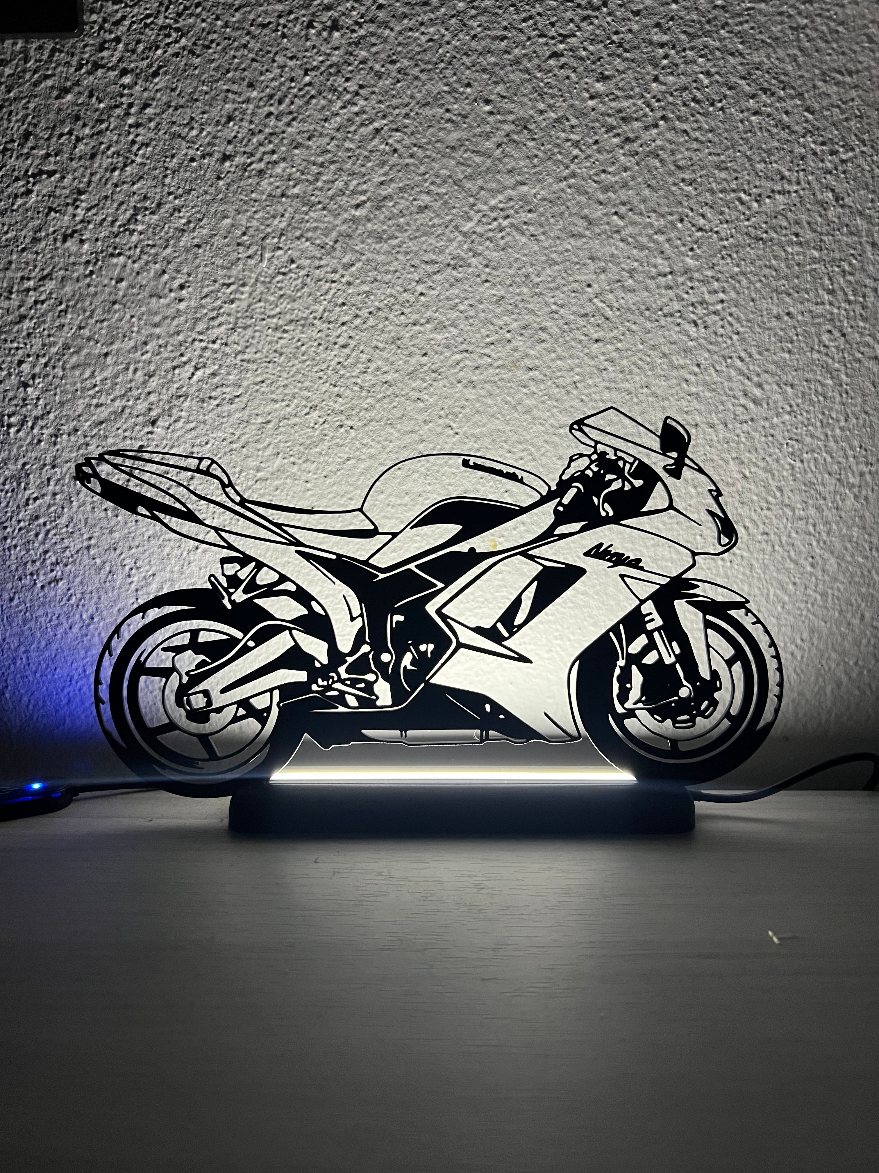 Lampada da esposizione con LED Kawasaki ninja Zx6r 2007-2008