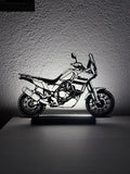 Lampada LED con silhouette 3D della Yamaha Tenere 700 World Raid