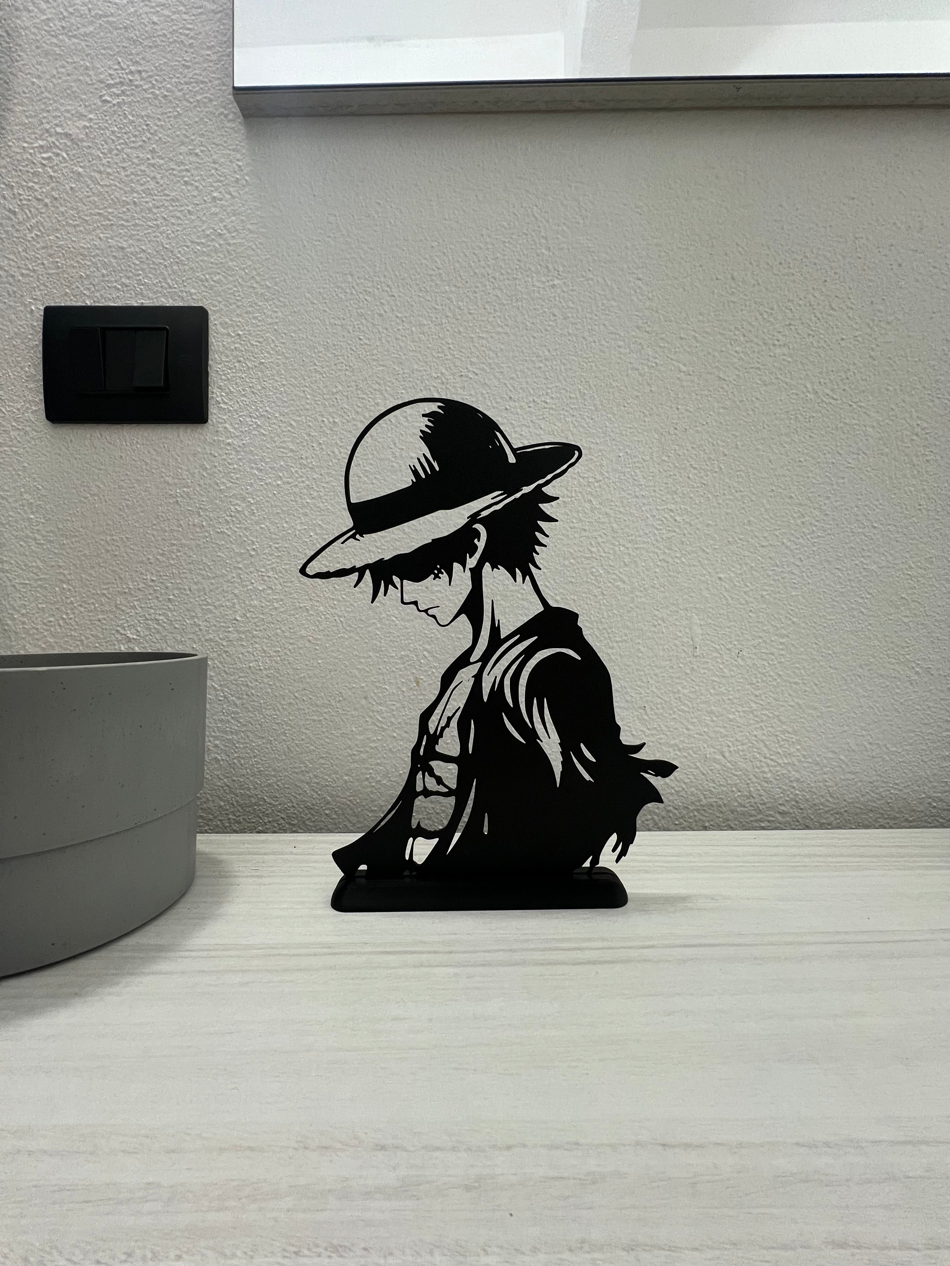 Silhouette da esposizione Luffy - OnePiece
