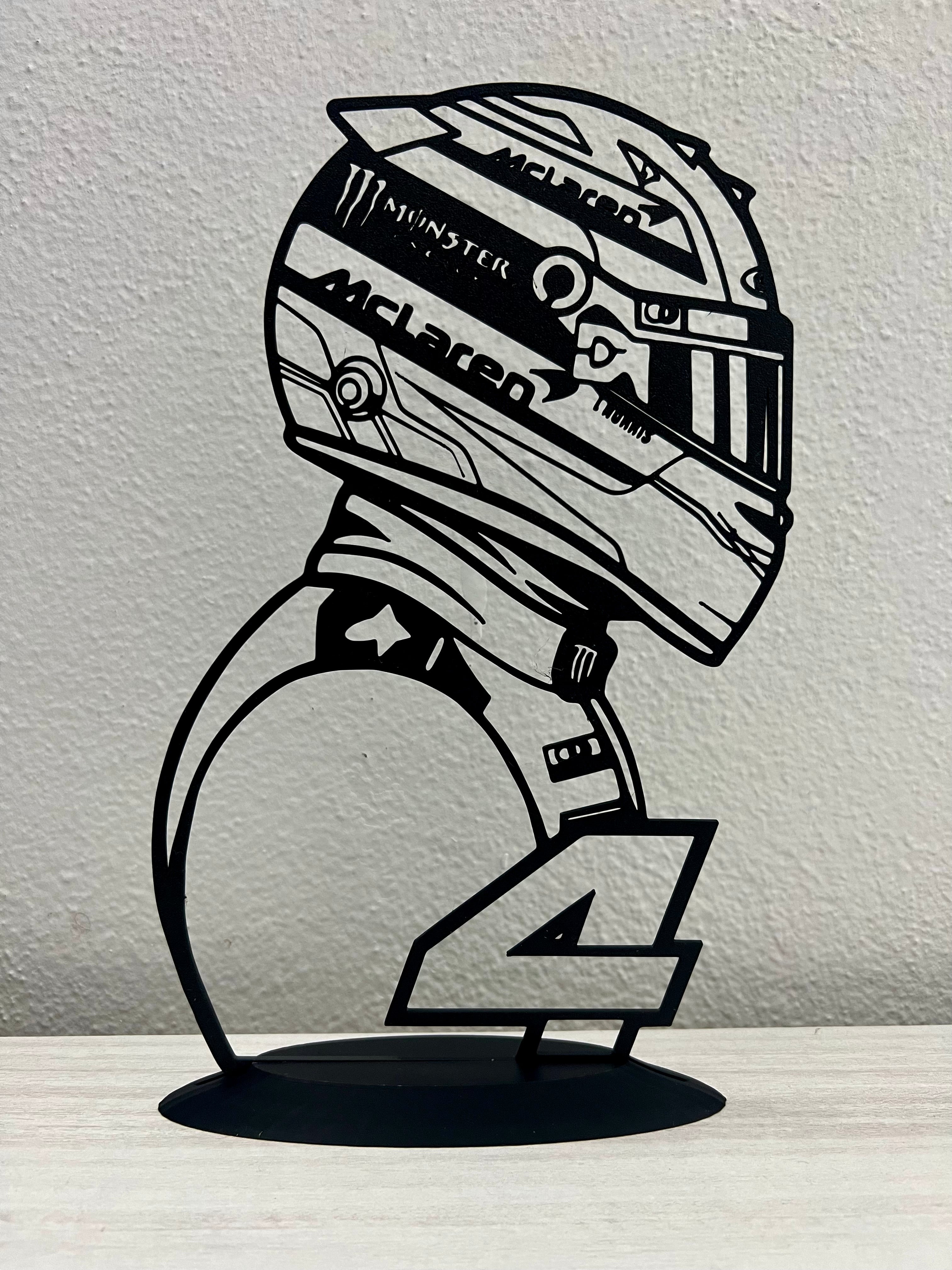 Silhouette da esposizione Lando Norris - FORMULA 1