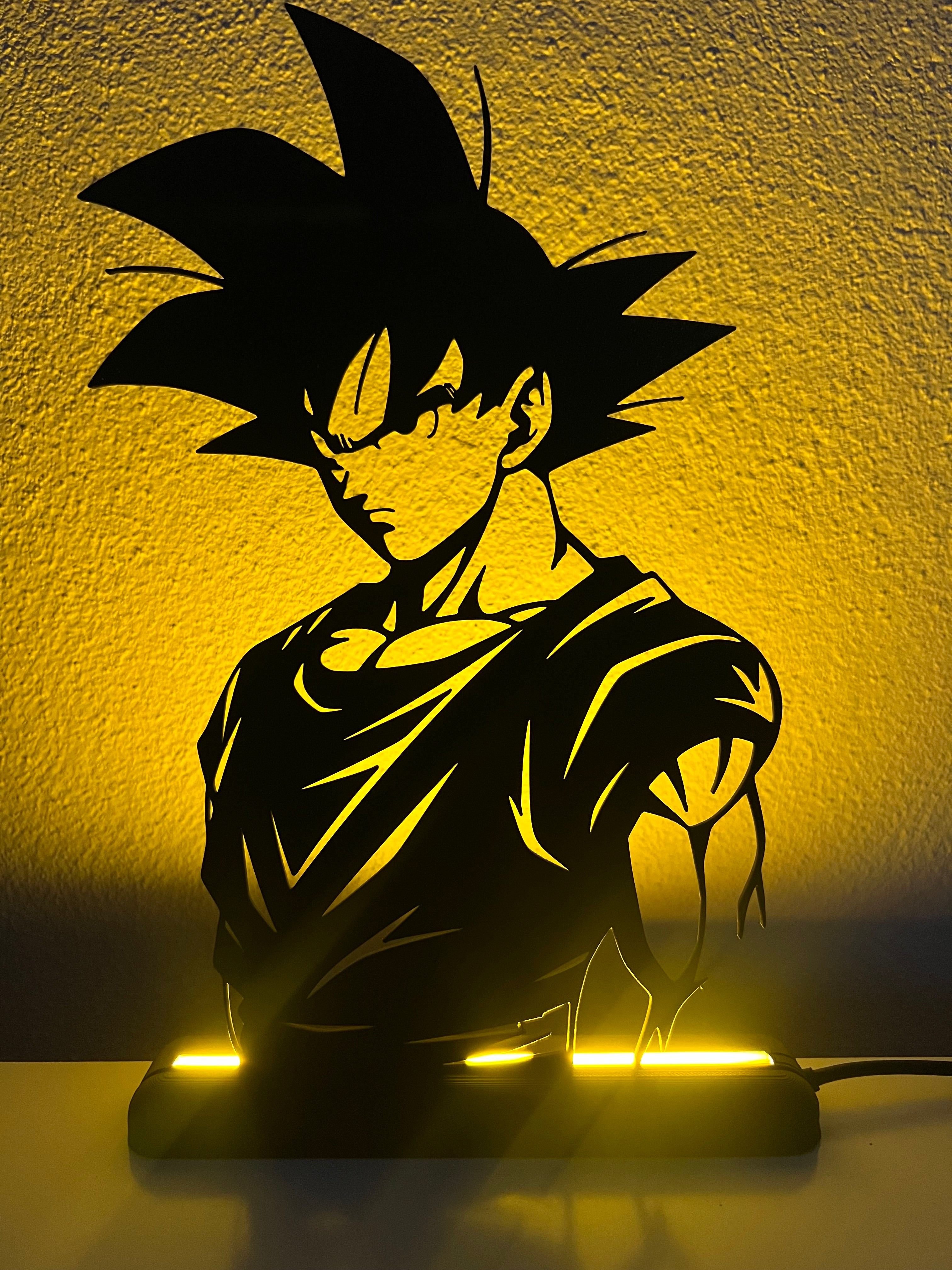 Lampada da esposizione con LED Goku - Dragonball