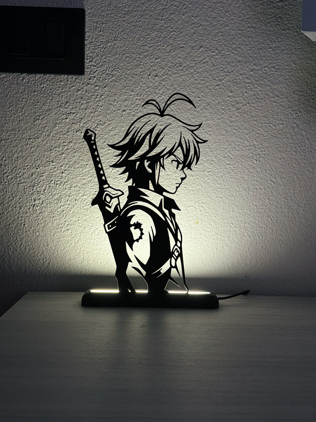 Lampada da esposizione con LED Meliodas - Seven Deadly Sins