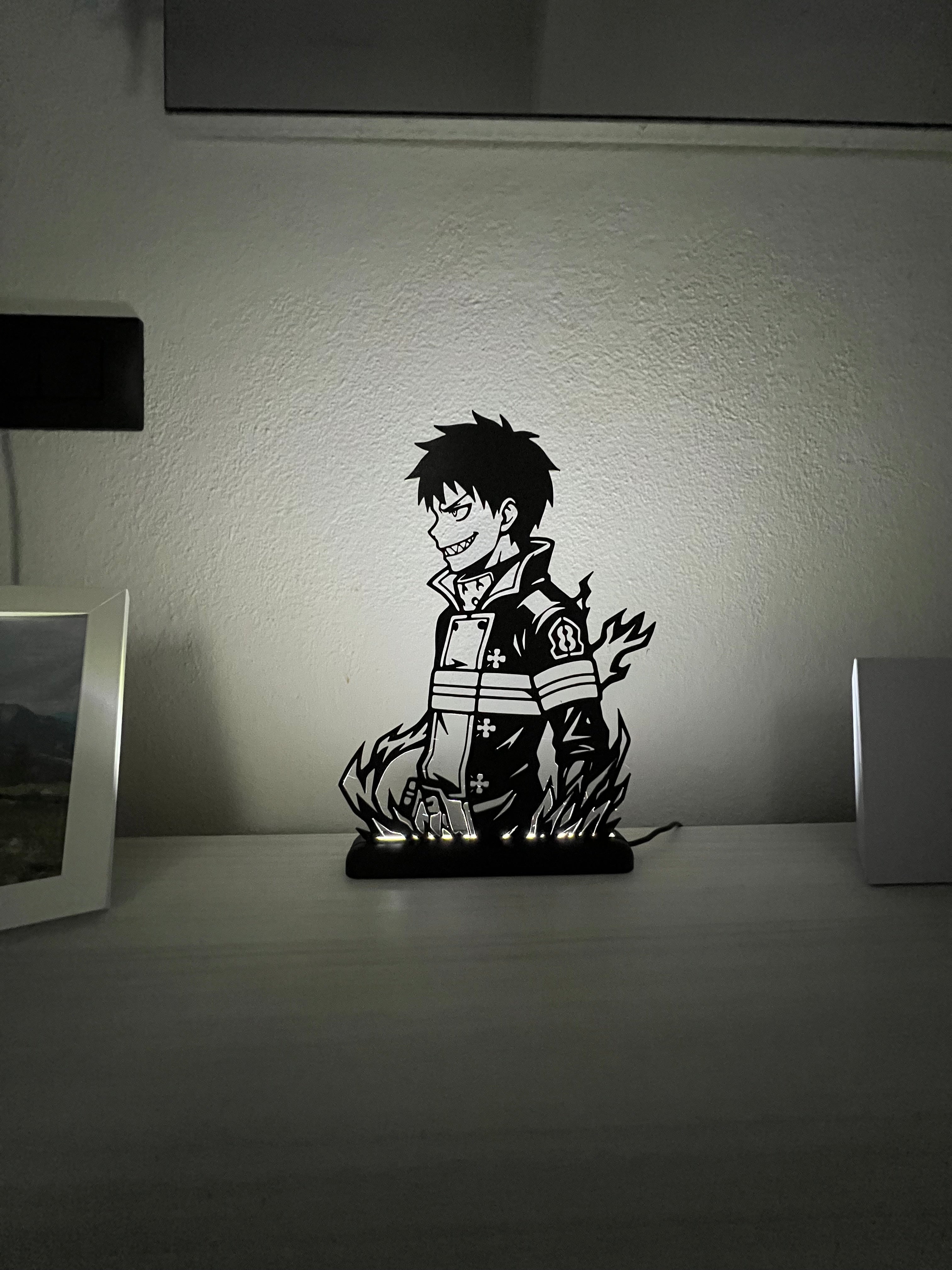 Lampada da esposizione con LED Shinra - Fire Force