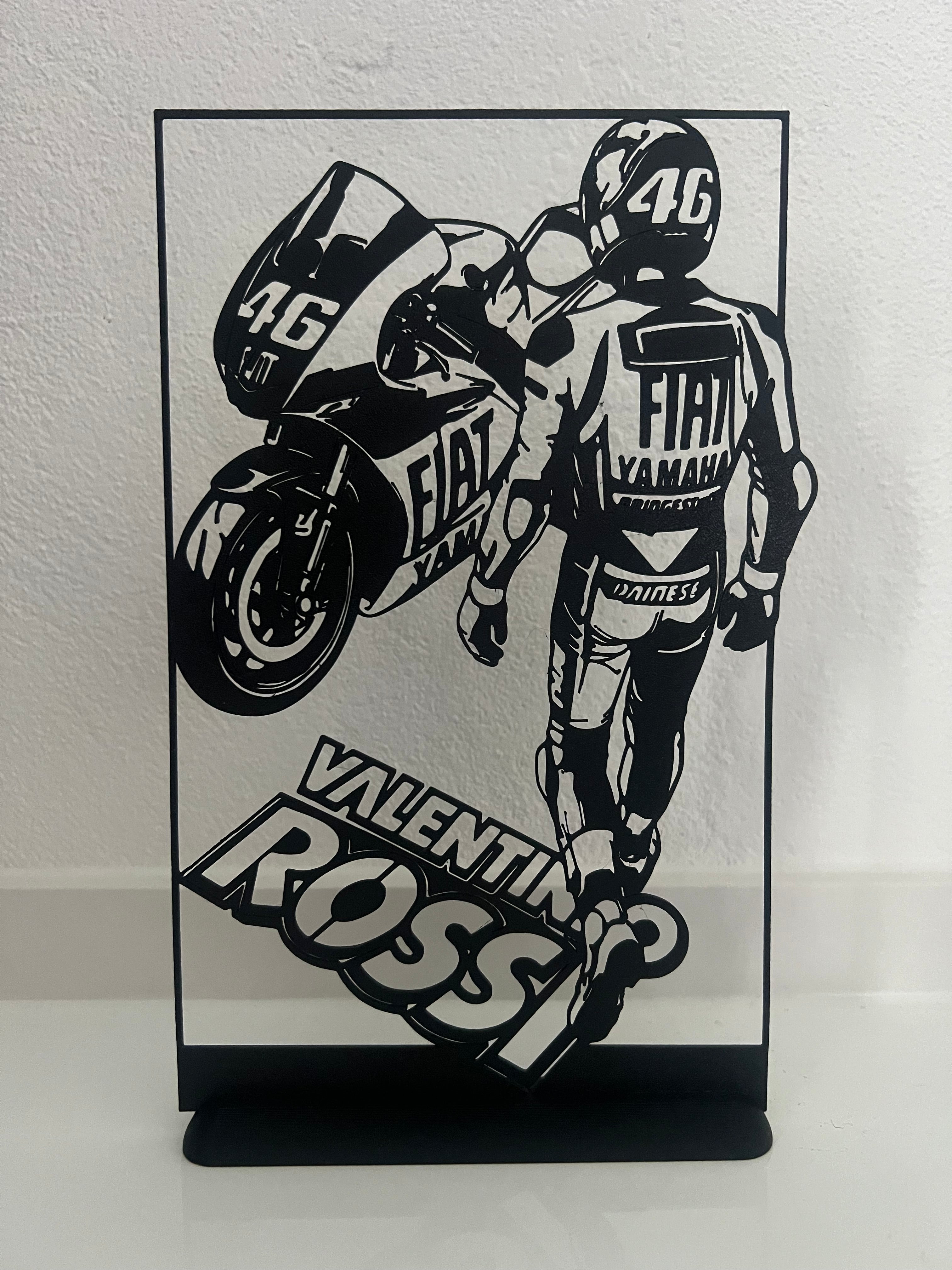 Valentino Rossi senza base LED