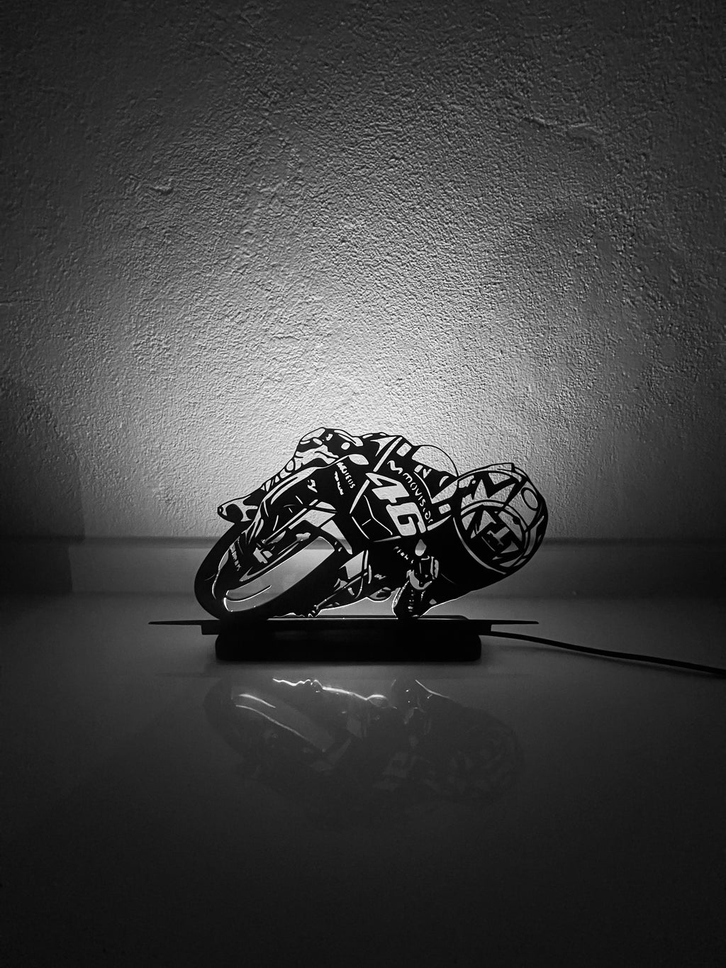 Lampada da esposizione con LED Valentino Rossi - MOTOGP