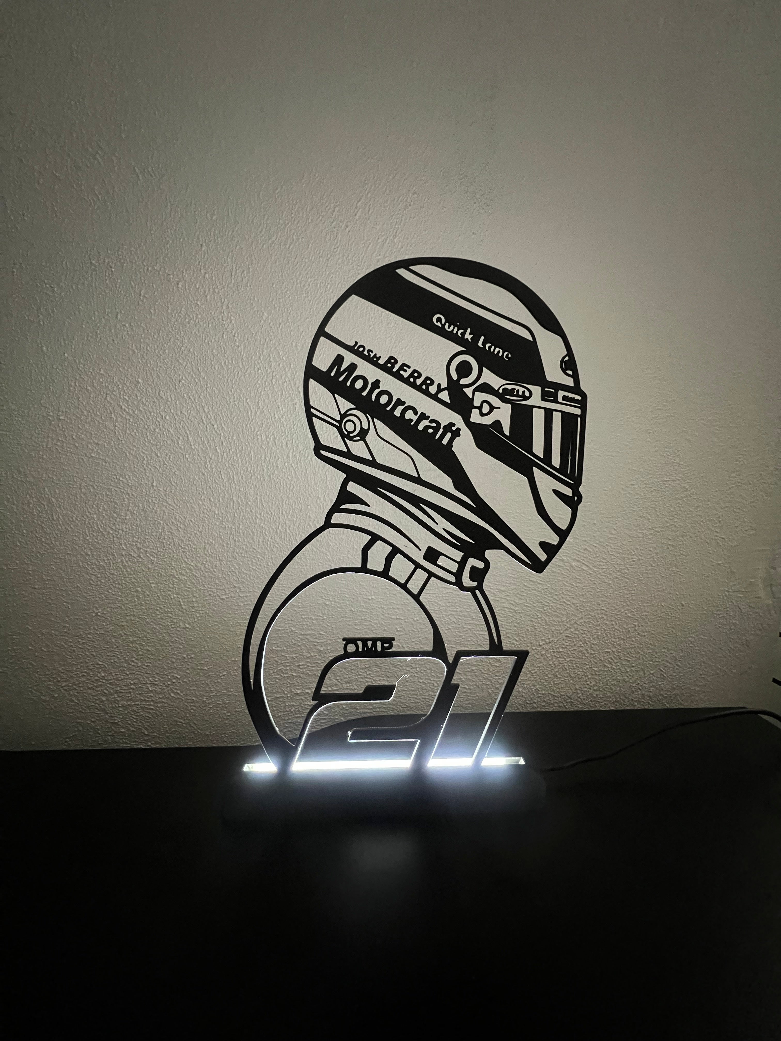 Lampada da esposizione con LED Josh Berry - NASCAR