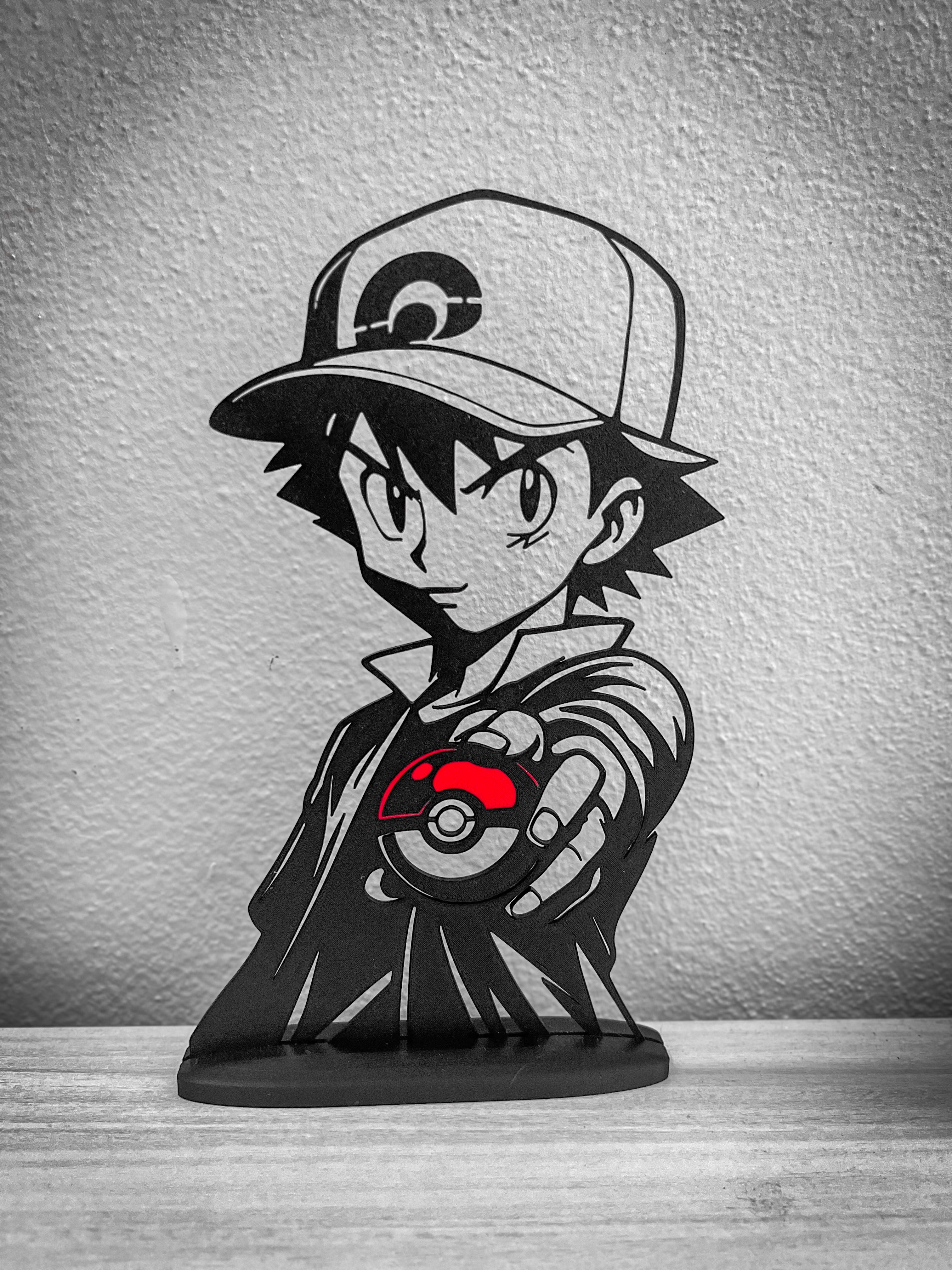 Silhouette da esposizione Ash - Pokemon