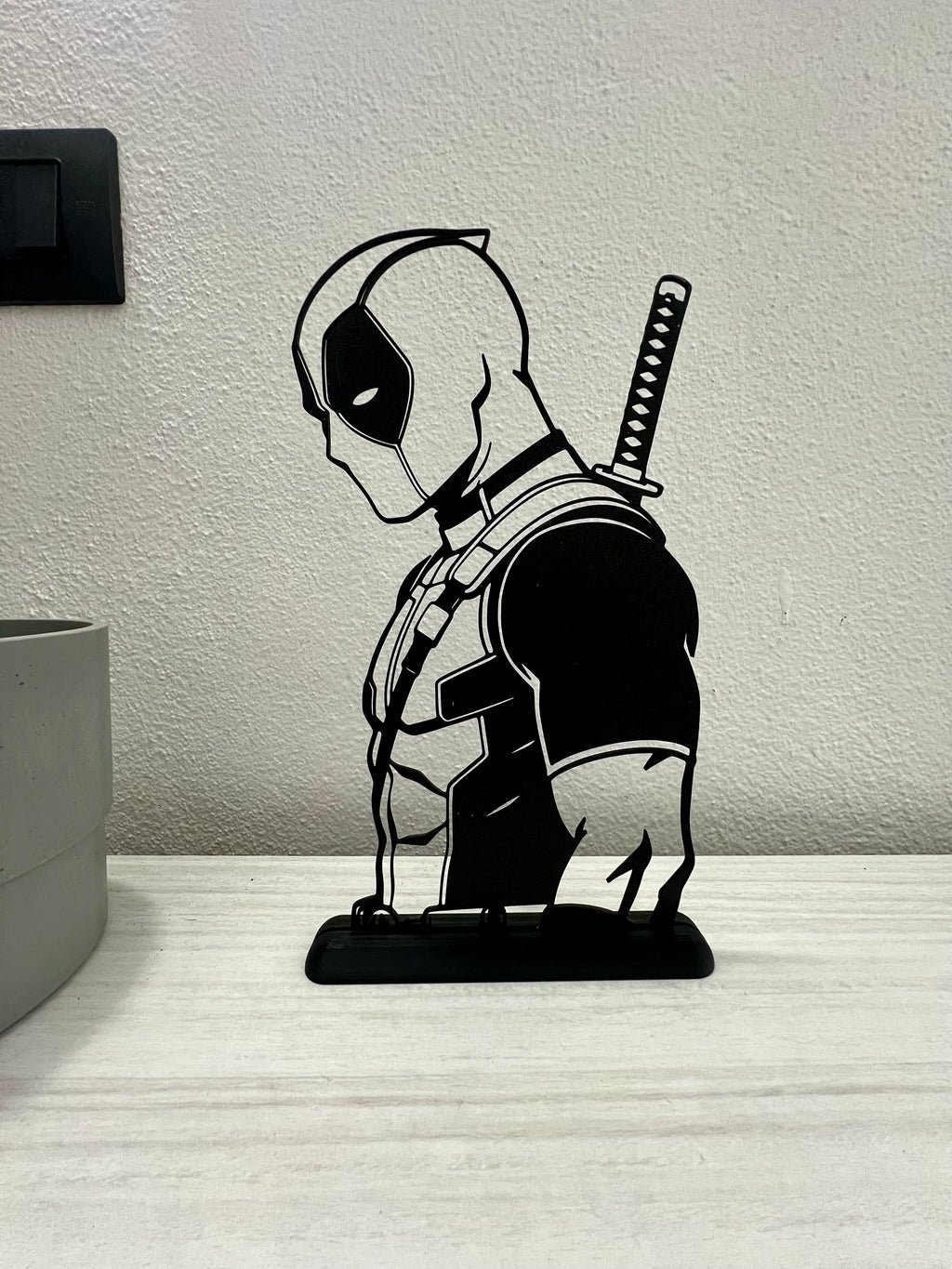 Silhouette da esposizione Deadpool - Marvel