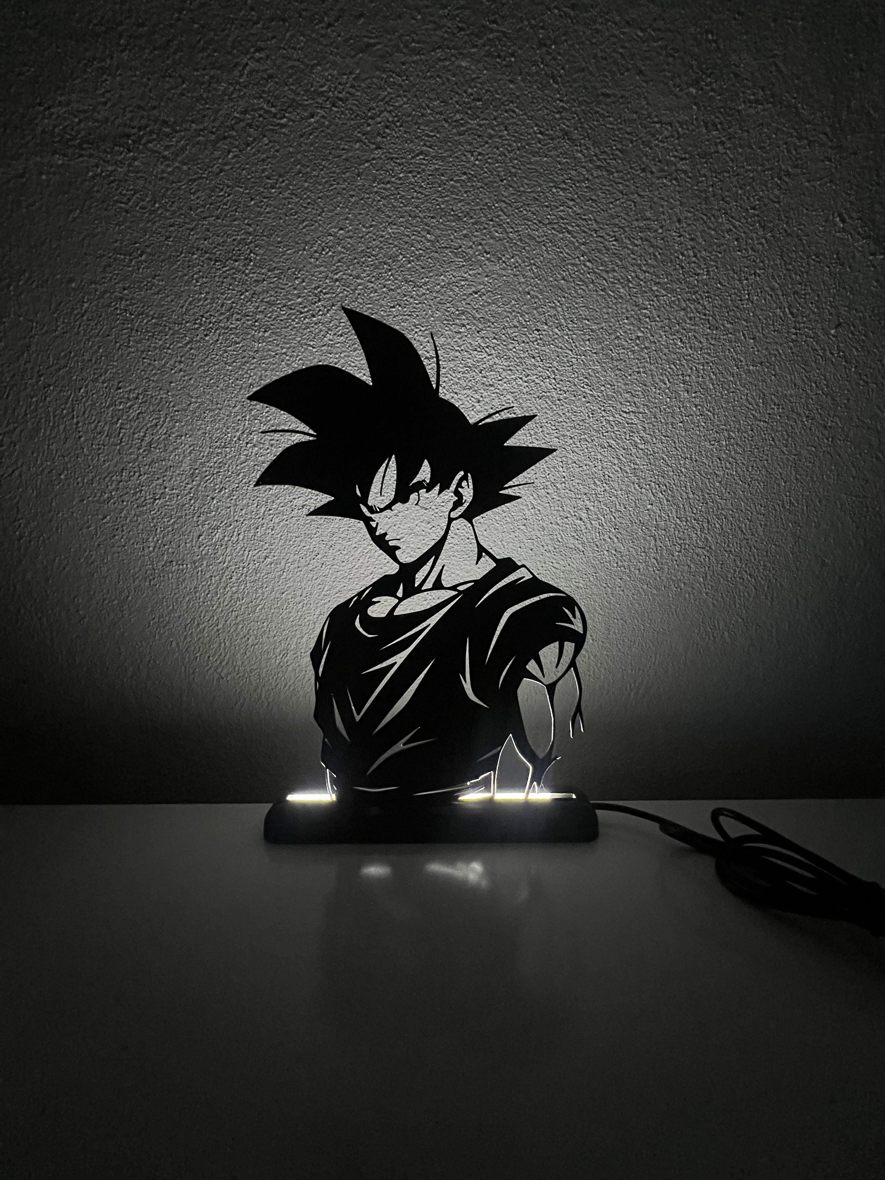 Lampada da esposizione con LED Goku - Dragonball