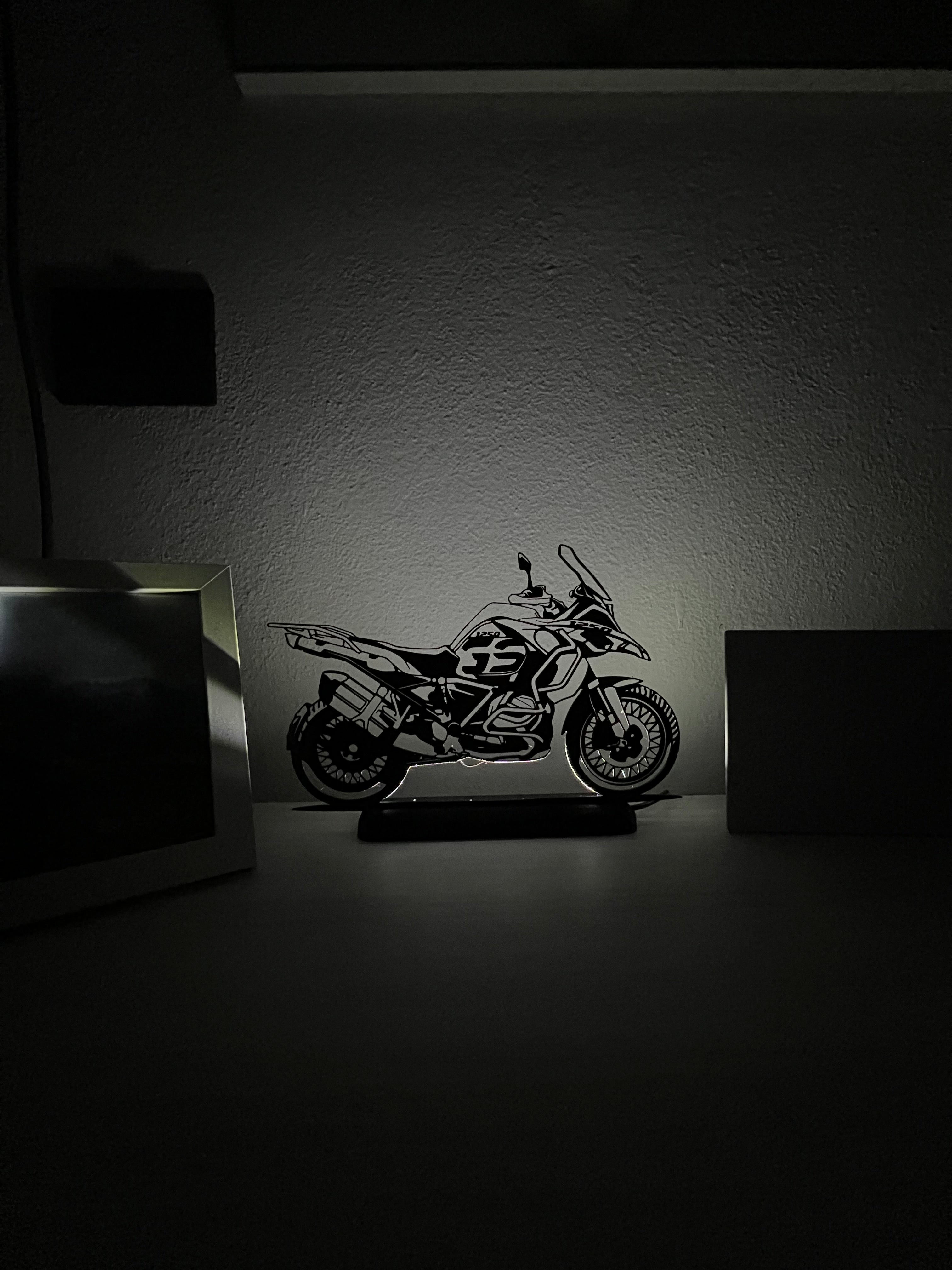 Lampada da esposizione con LED BMW GS 1250