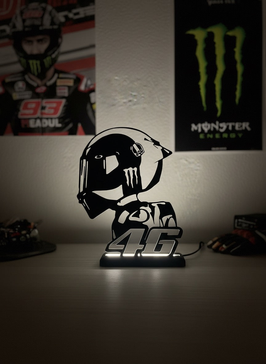 Lampada da esposizione con LED Valentino Rossi - MOTOGP