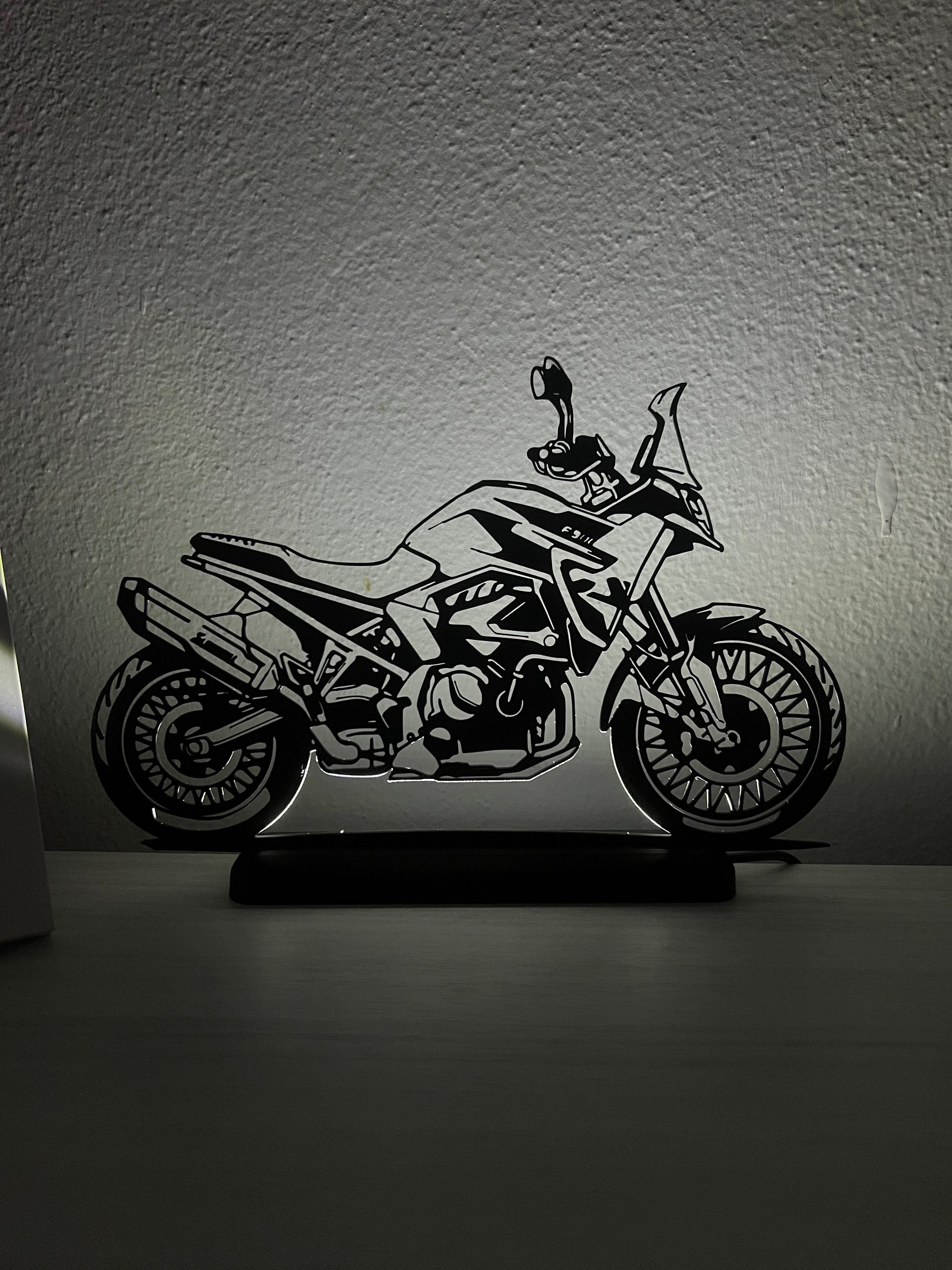 Lampada da esposizione con LED BMW F900GS