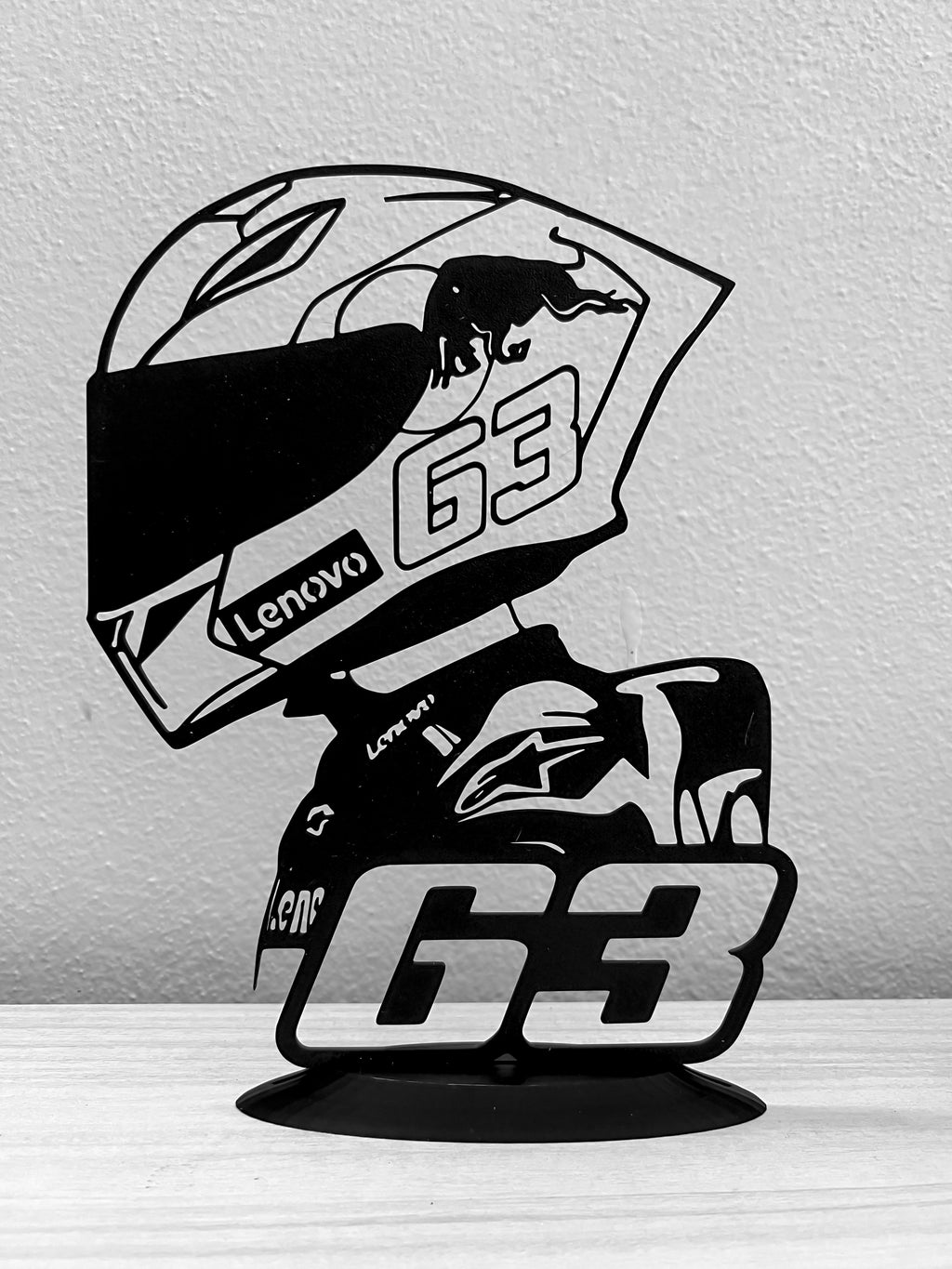 Silhouette da esposizione Pecco Bagnaia - MOTOGP