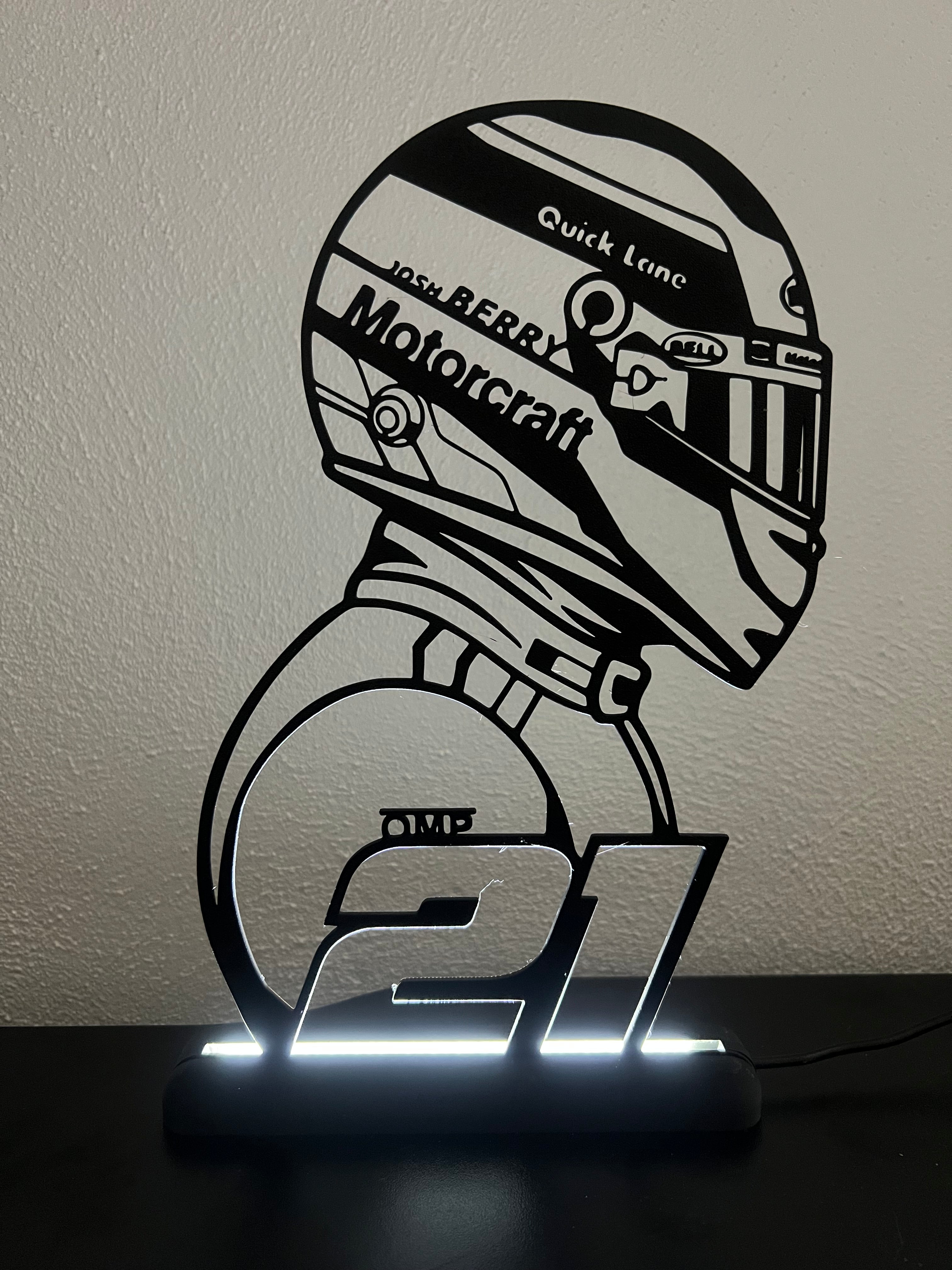 Lampada da esposizione con LED Josh Berry - NASCAR