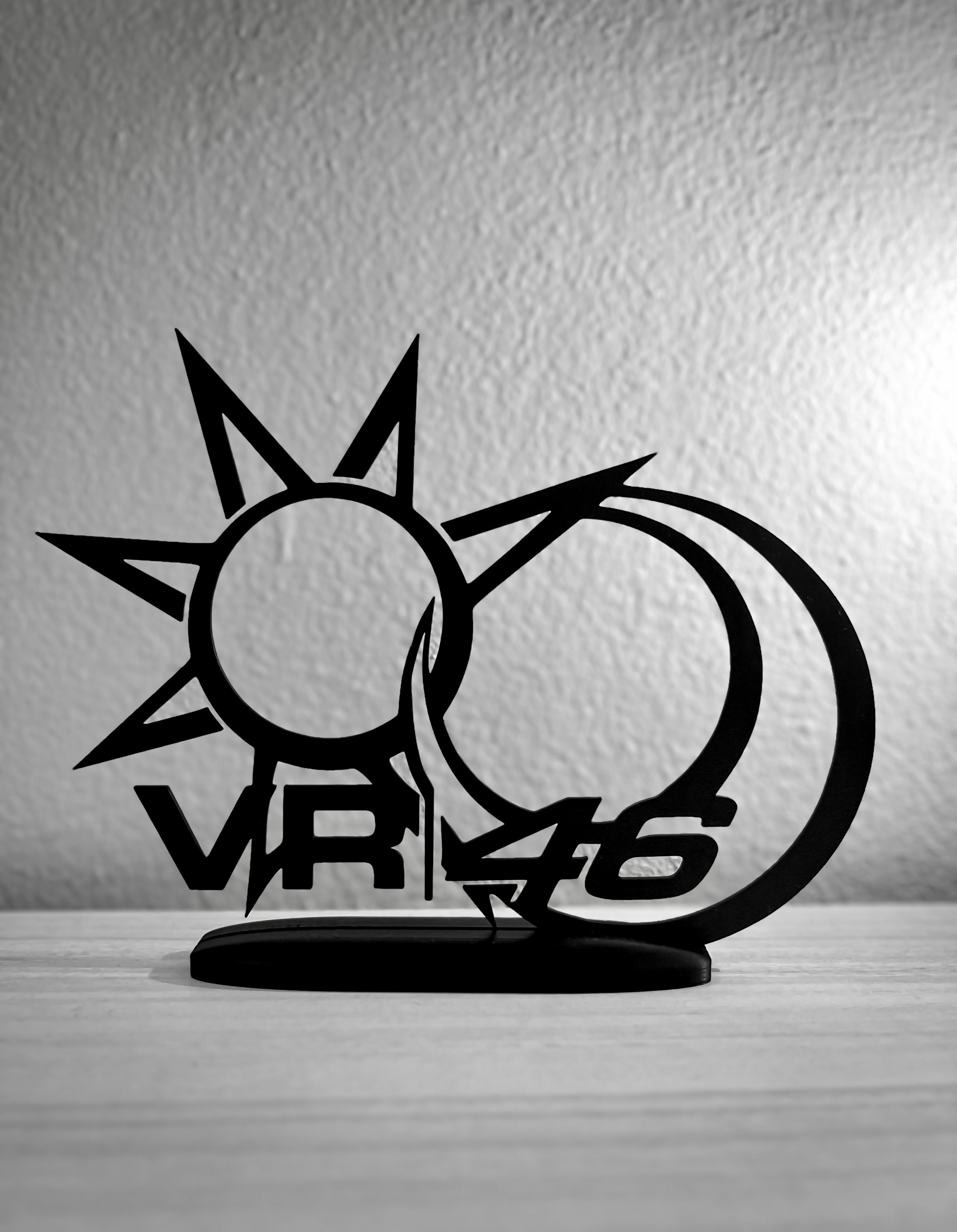 Silhouette da esposizione Valentino Rossi - MOTOGP