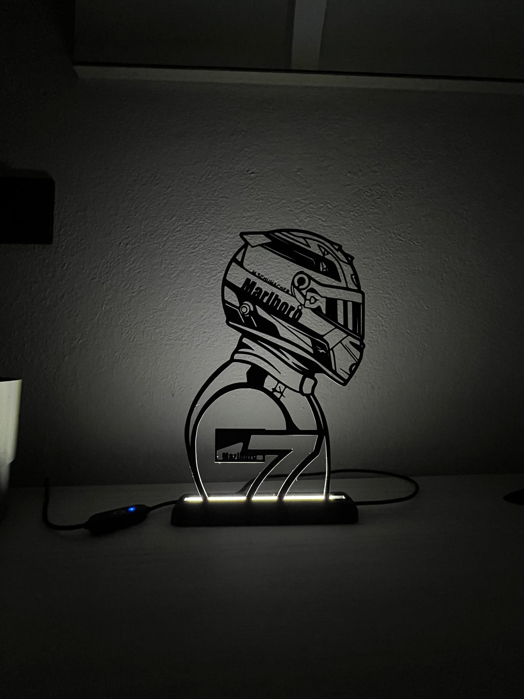Lampada da esposizione con LED Michael Schumacher- FORMULA 1