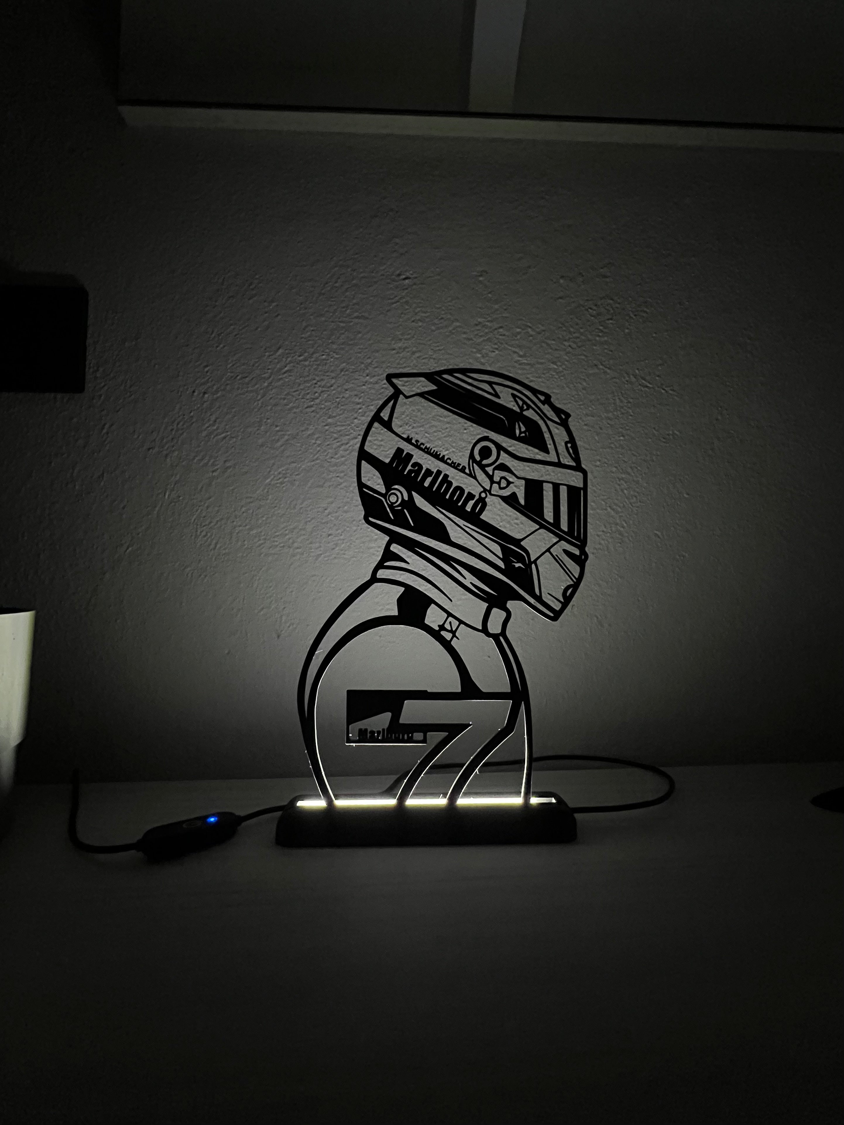 Lampada da esposizione con LED Michael Schumacher- FORMULA 1