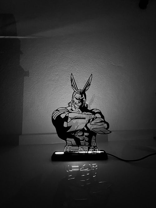 Lampada da esposizione con LED All Might - My Hero Academia