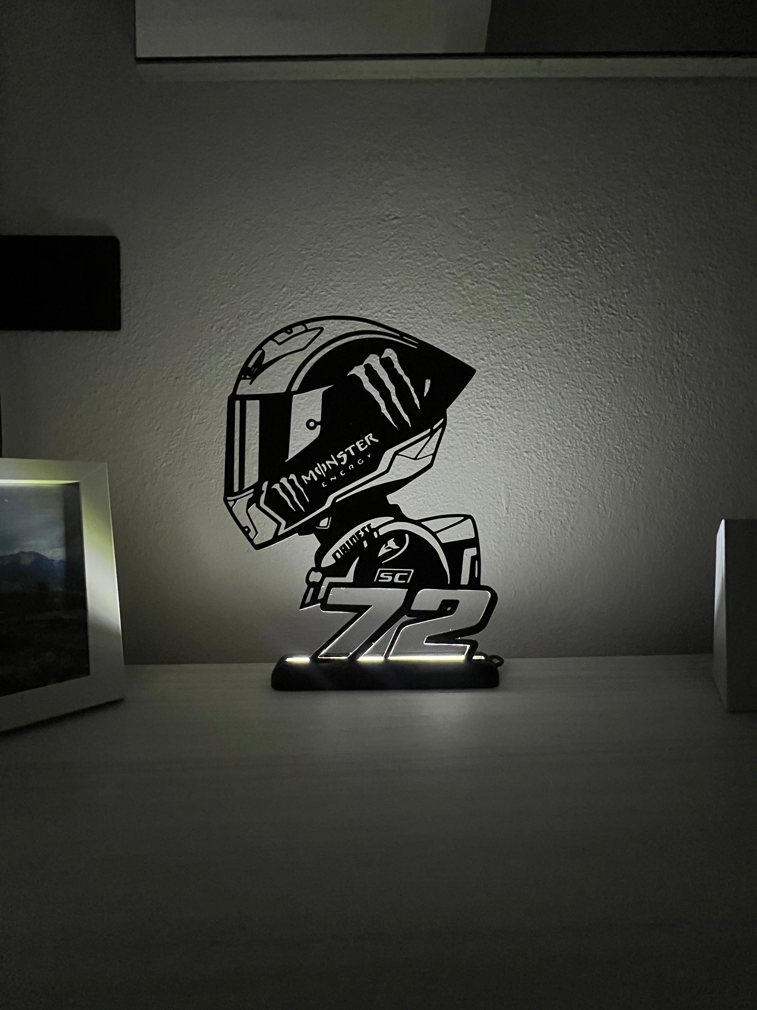 Lampada da esposizione con LED Marco Bezzecchi - MOTOGP