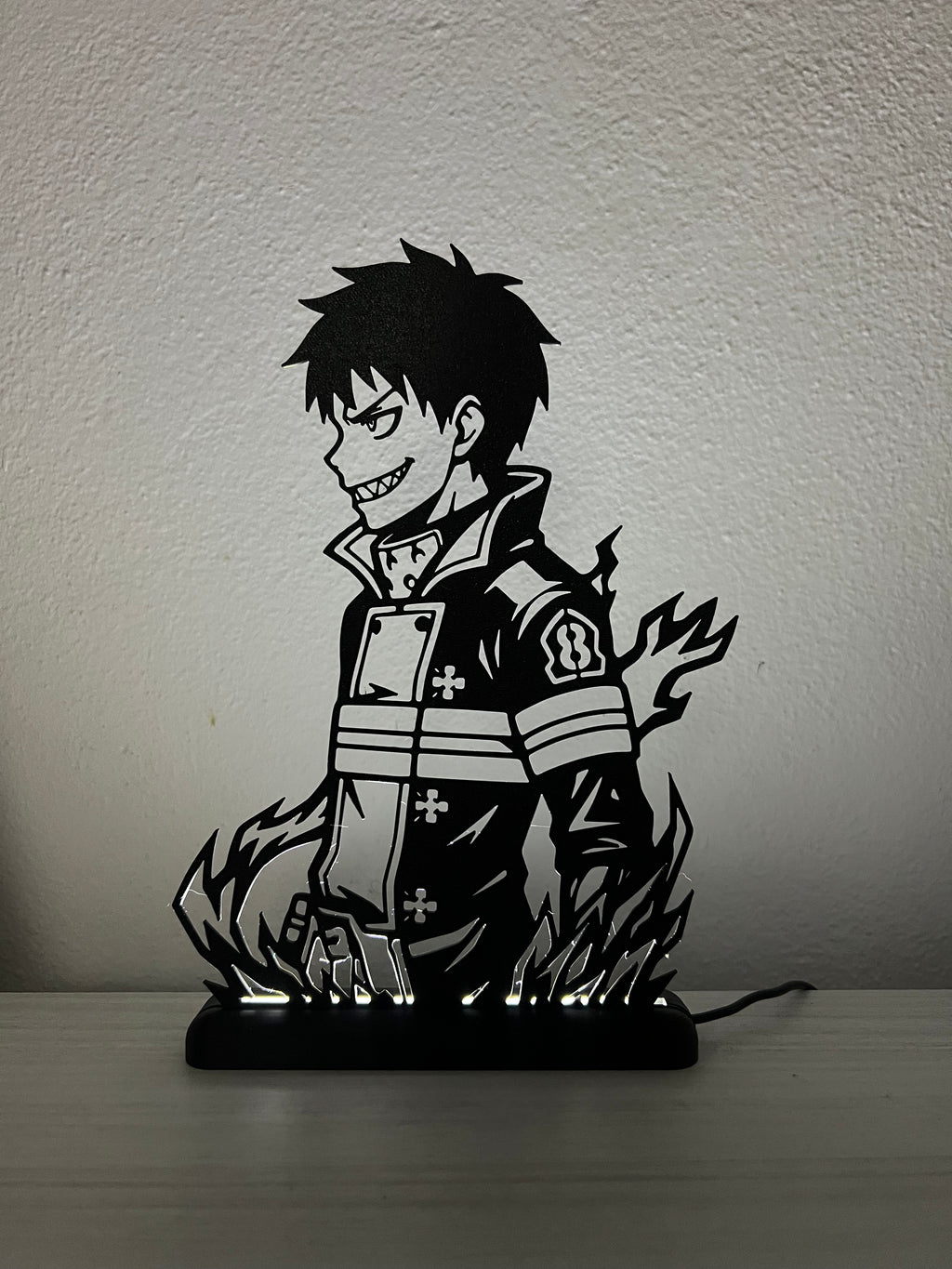 Lampada da esposizione con LED Shinra - Fire Force