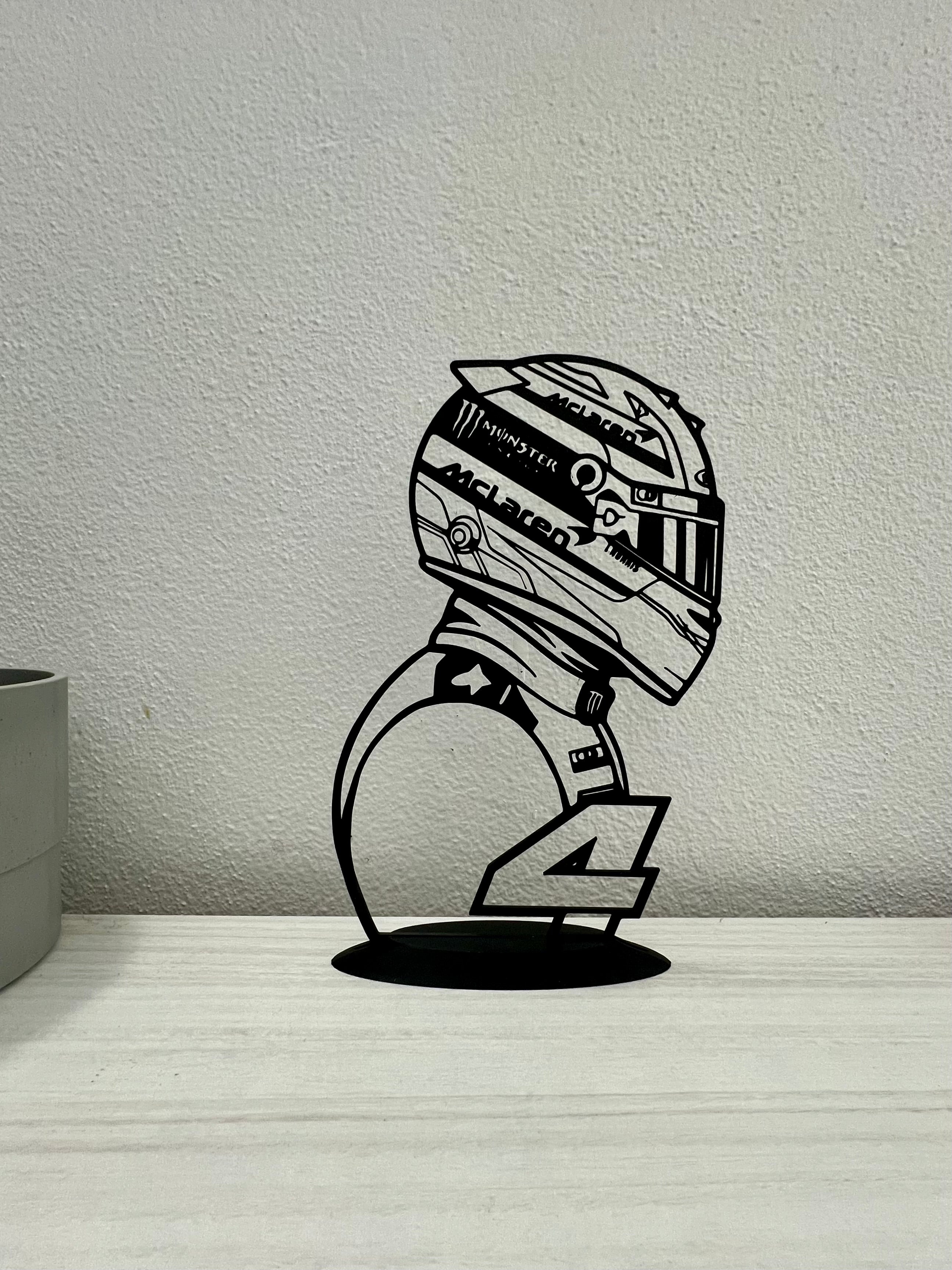 Silhouette da esposizione Lando Norris - FORMULA 1