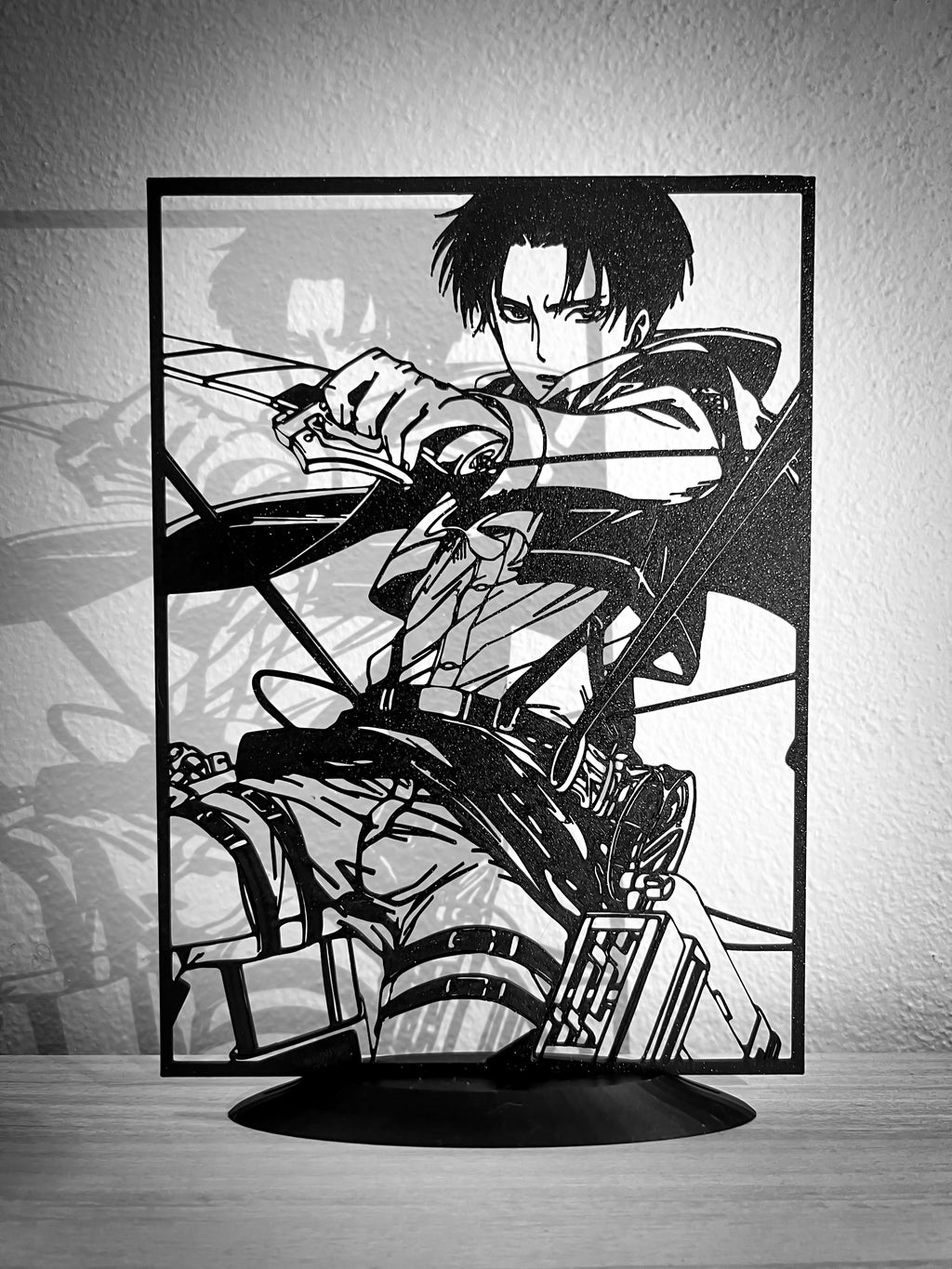 Silhouette da esposizione Levi - Attack On Titans