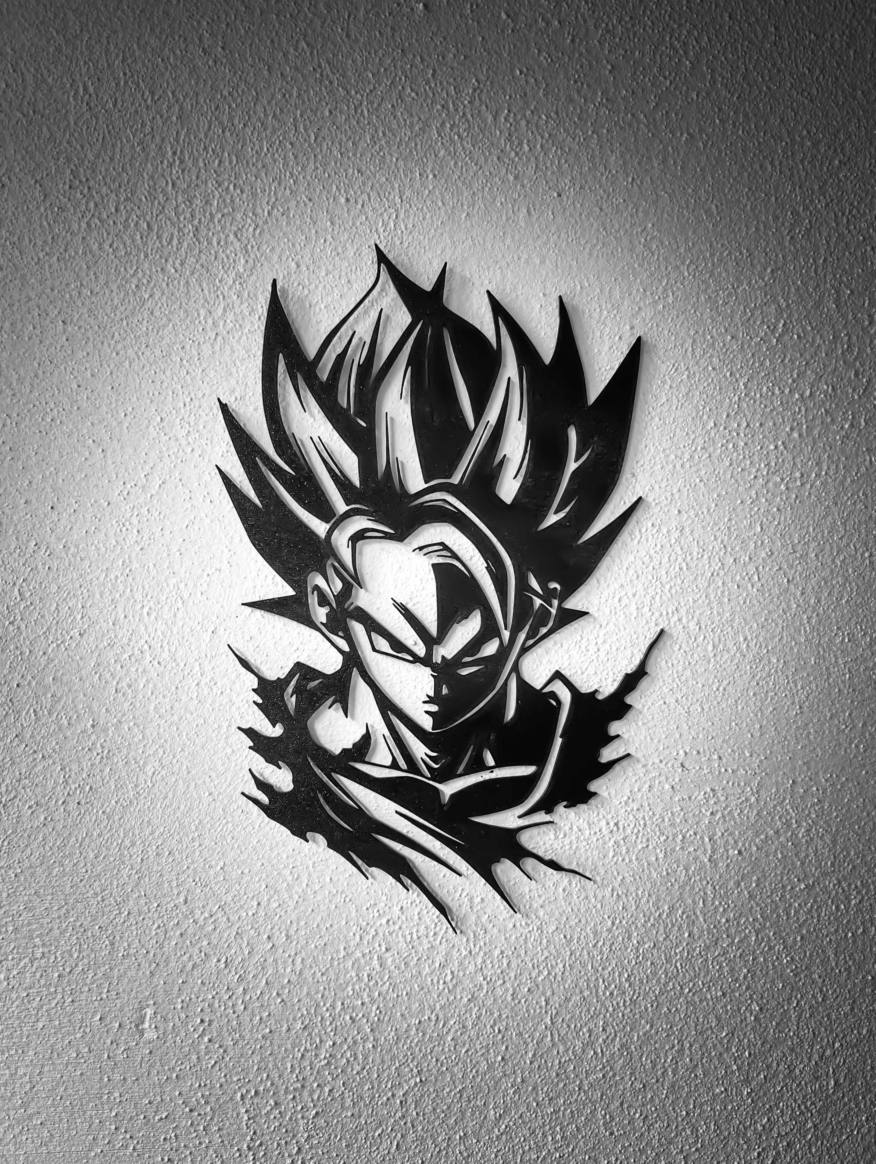 Silhouette Goku Super Sayan - Dragonball